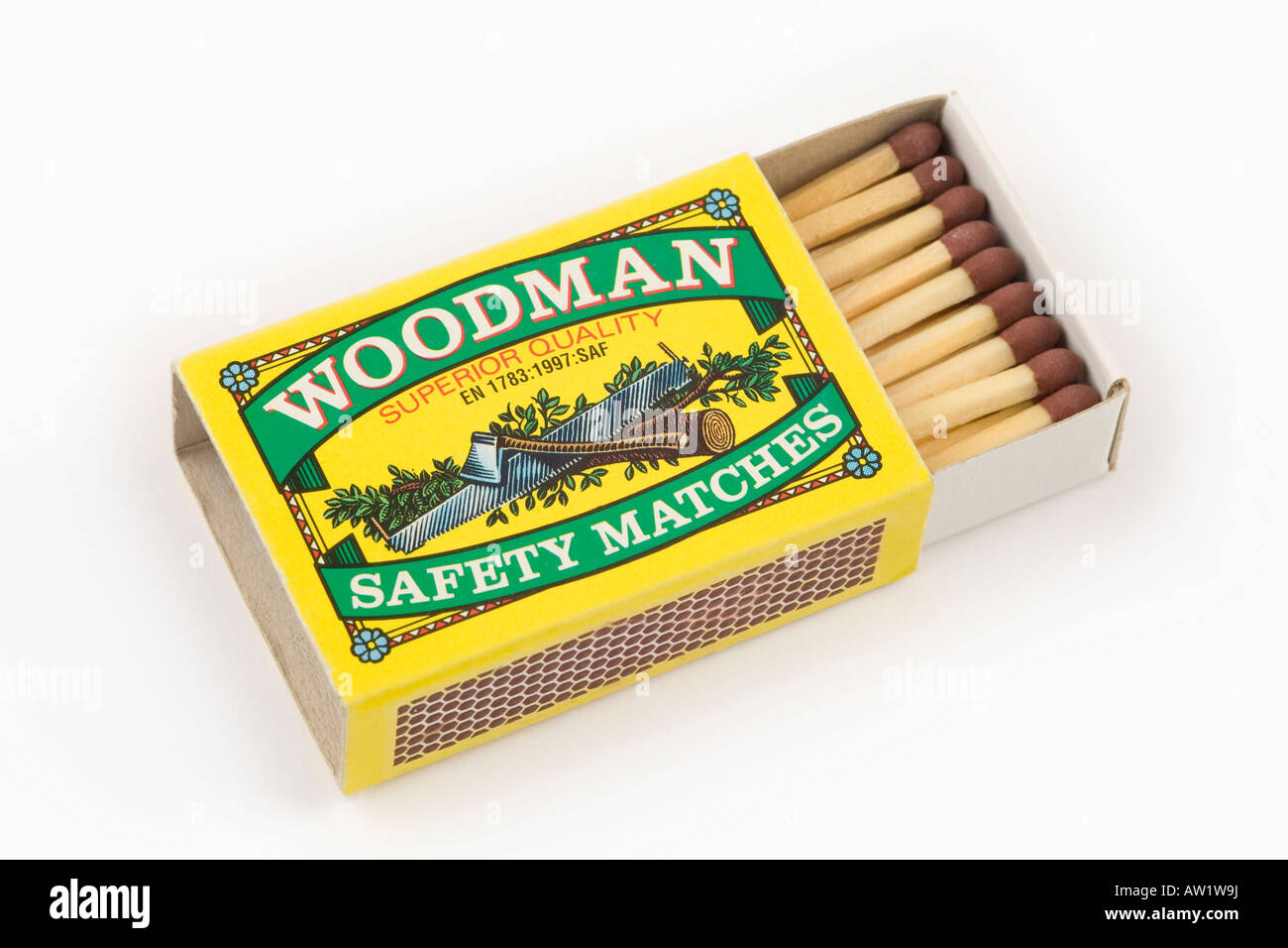 scatola di fiammiferi Foto Stock