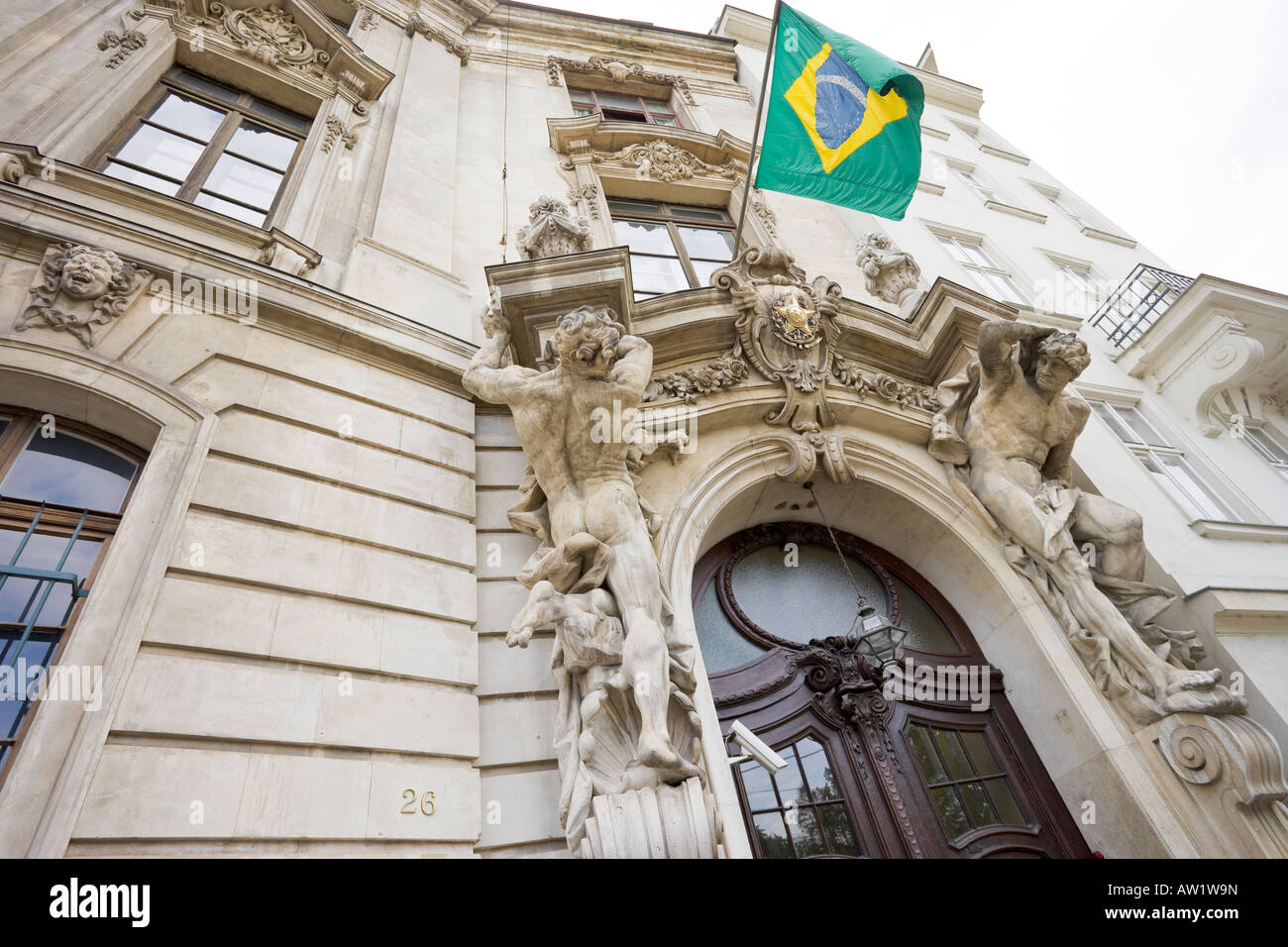 Ambasciata brasiliana a Vienna Austria Foto Stock