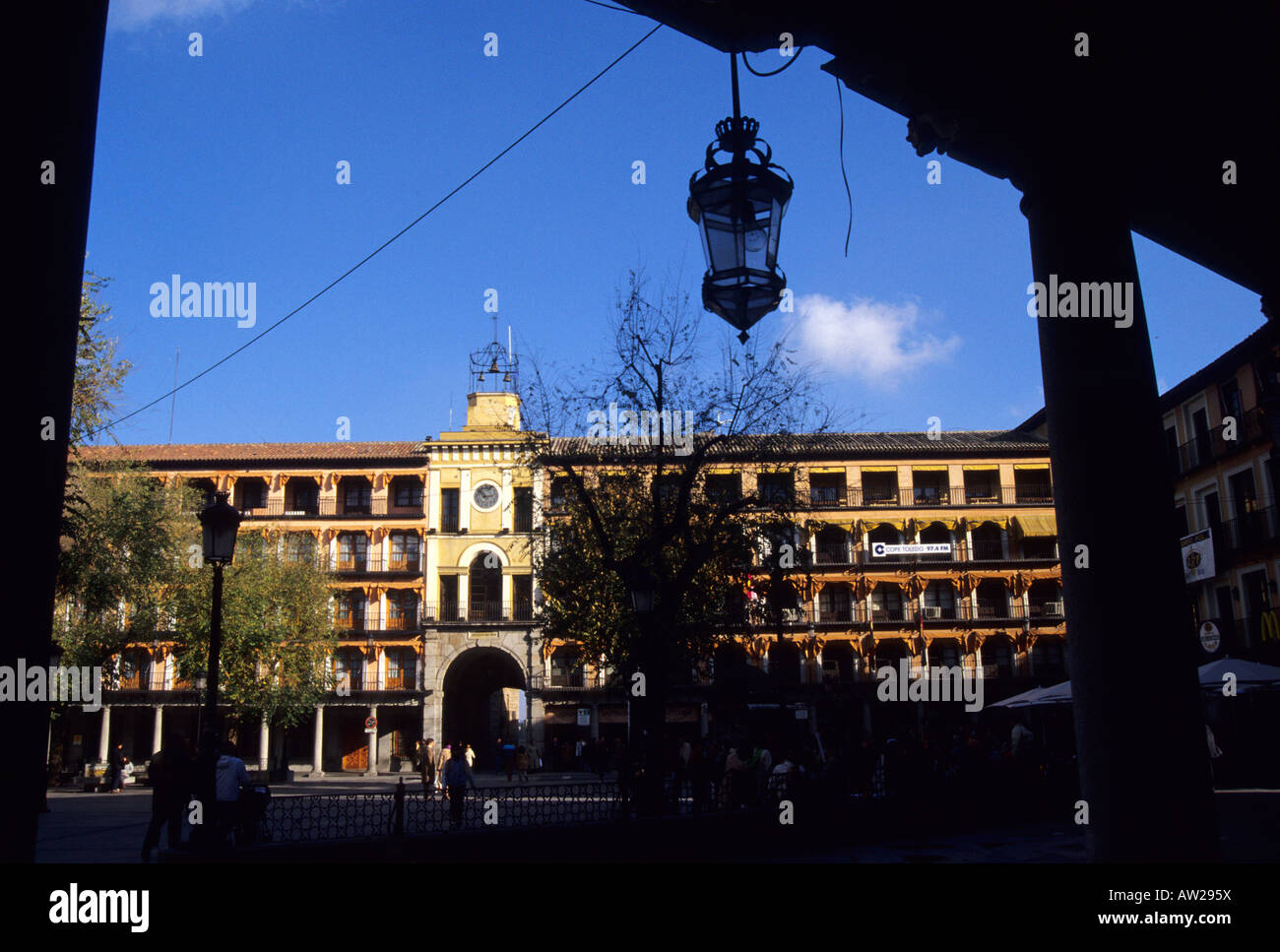 Piazza Zocodover TOLEDO Castiglia La Mancha regione SPAGNA Foto Stock