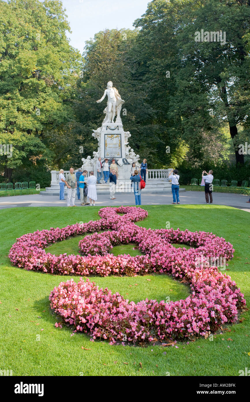 Memoriale di Mozart a Vienna Austria Foto Stock