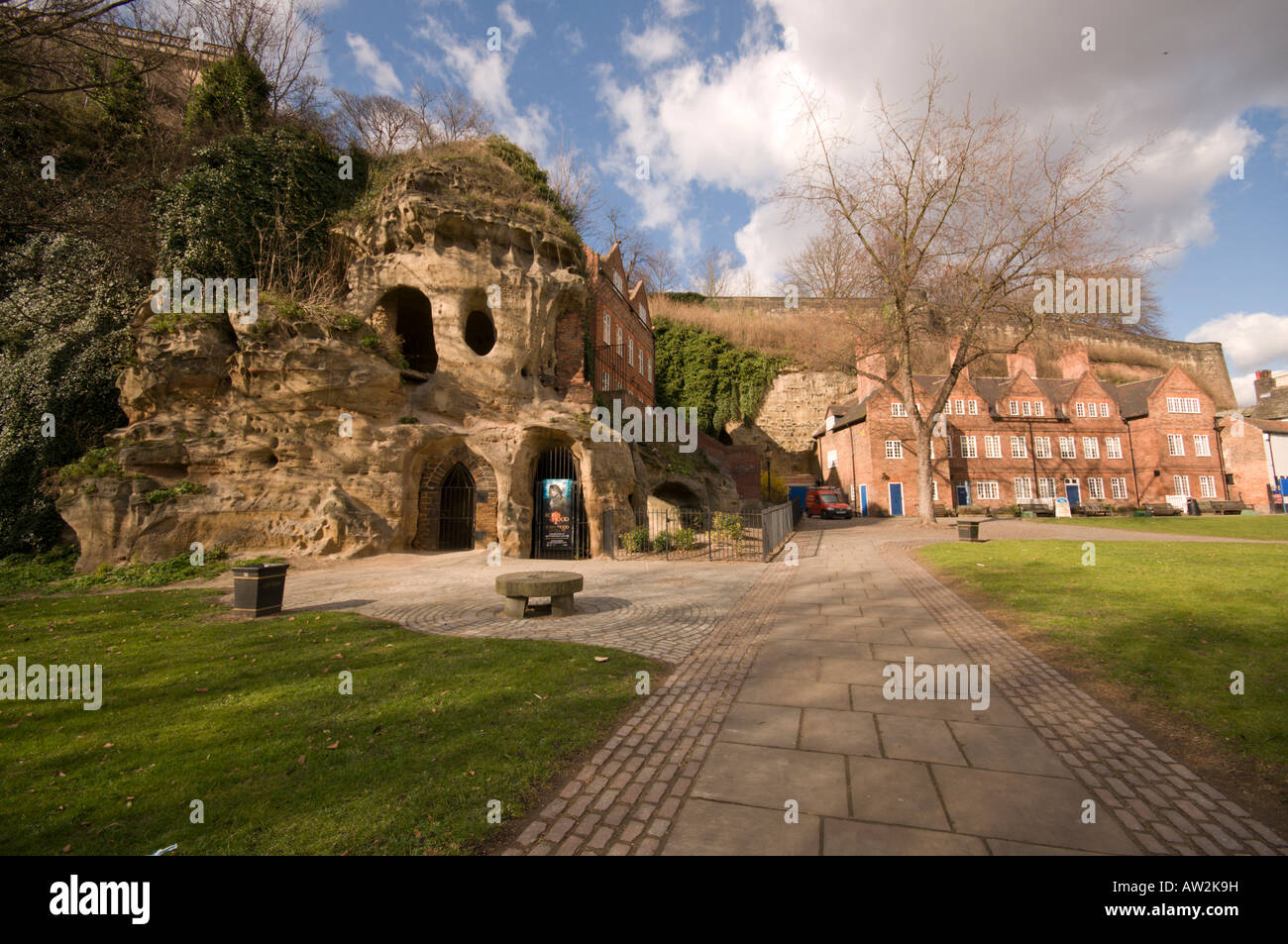 Museo di Nottingham la vita in tini di filtrazione cantiere Nottingham Inghilterra Foto Stock