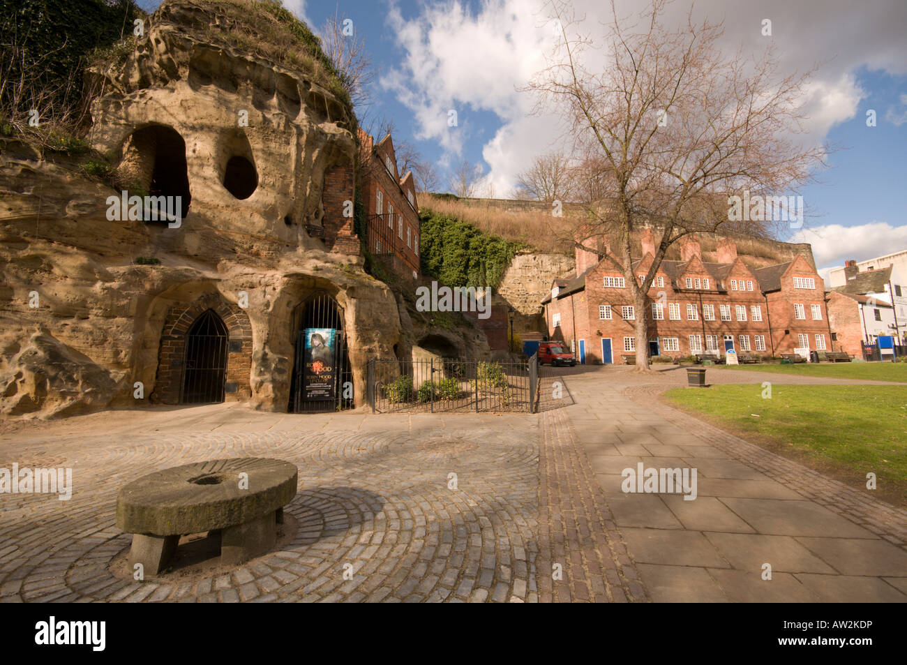 Museo di Nottingham la vita in tini di filtrazione cantiere Nottingham Inghilterra Foto Stock