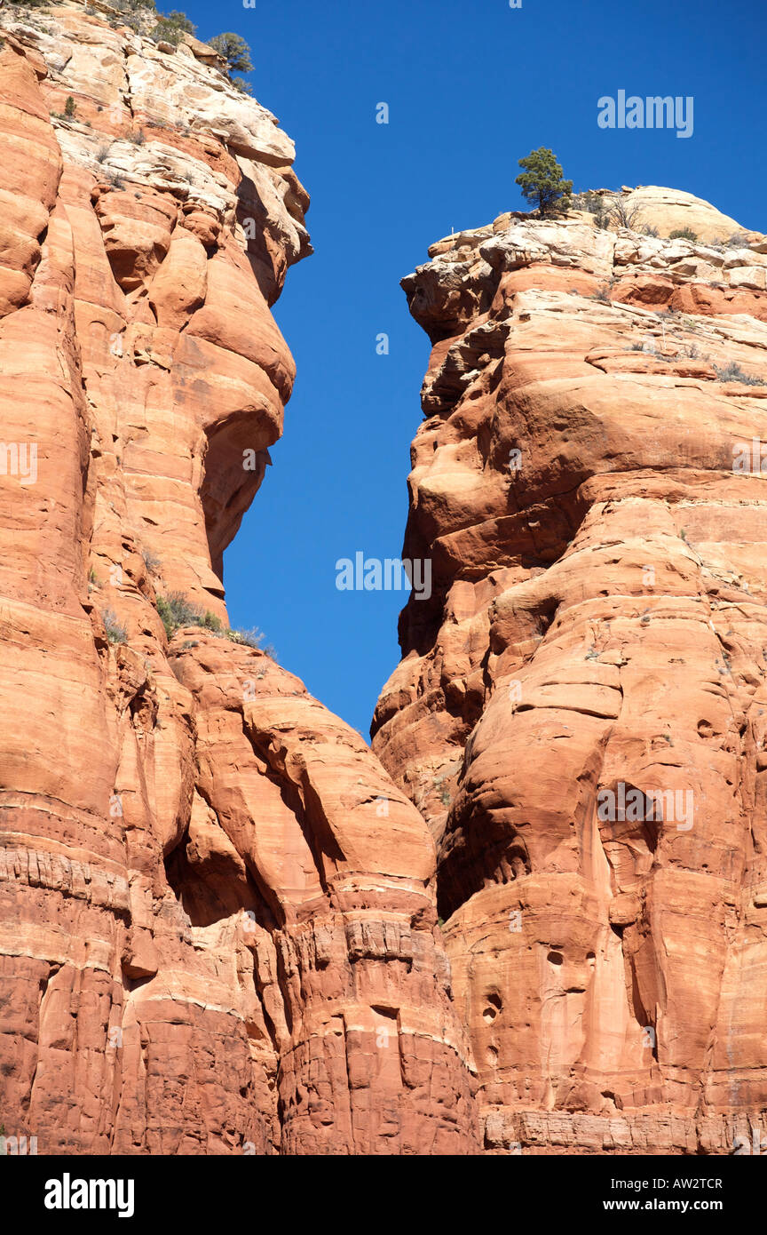 Red rock formazione Sedona in Arizona Foto Stock