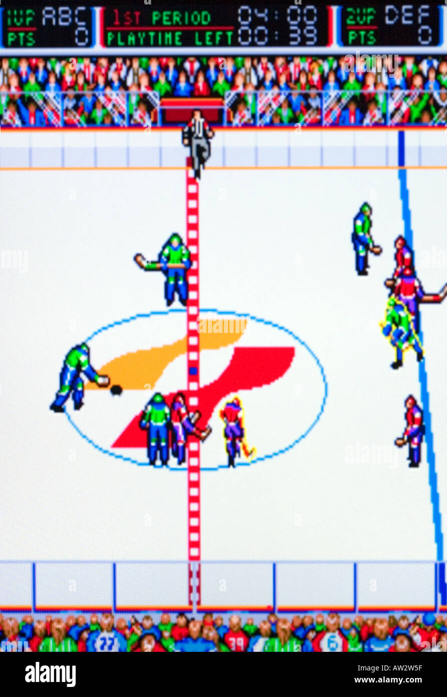 Lame di acciaio Konami 1987 Vintage videogioco arcade di screen shot - solo uso editoriale Foto Stock