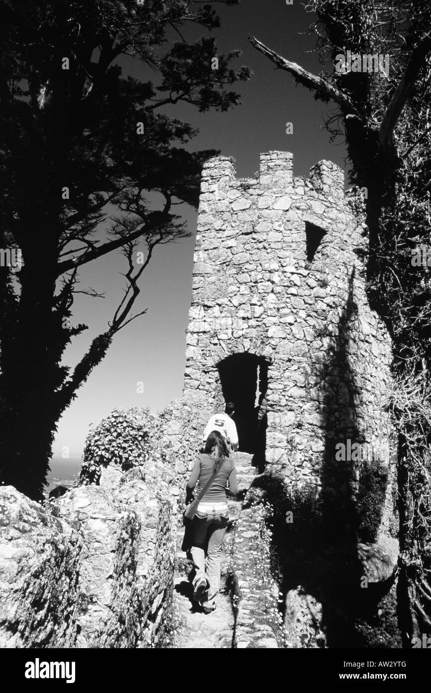 CASTELO Dos Mouros Foto Stock