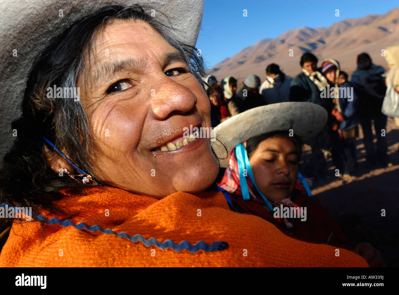 Fiesta Nacional de la Pachamama, Tolar Grande, Provincia di Salta Argentina, Sud America Foto Stock