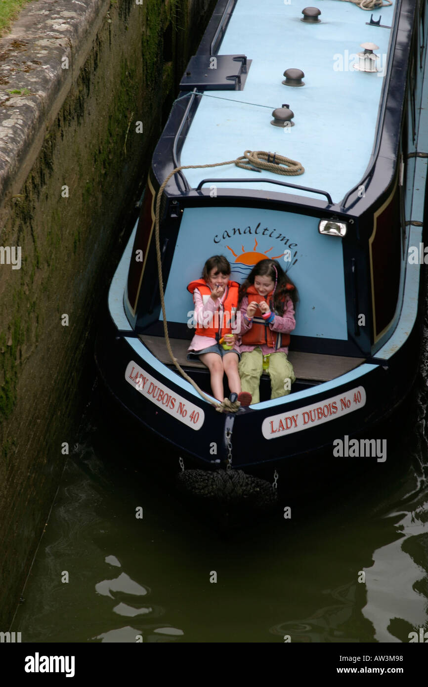 Serratura Foxton Grand Union Canal Foto Stock