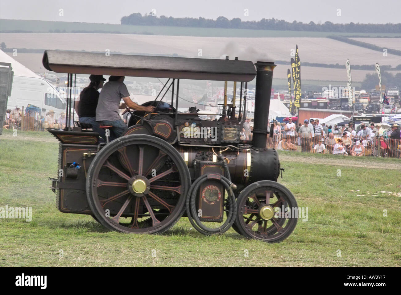 Vintage motore a vapore, Dorset fiera del vapore, 2005 Foto Stock