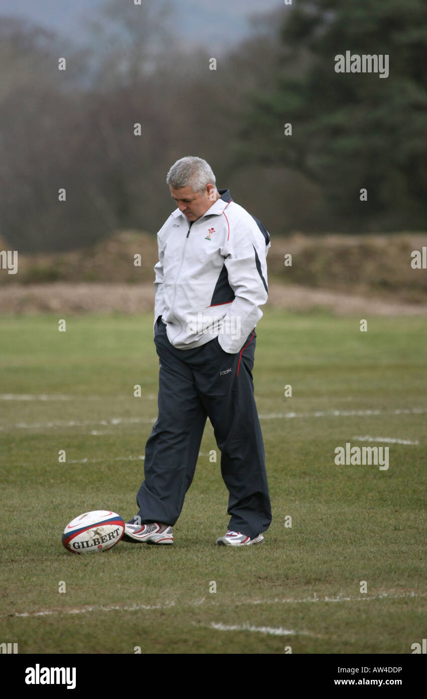 Welsh Rugby Allenamento Hensol Vale of Glamorgan South Wales GB UK 2008 Foto Stock