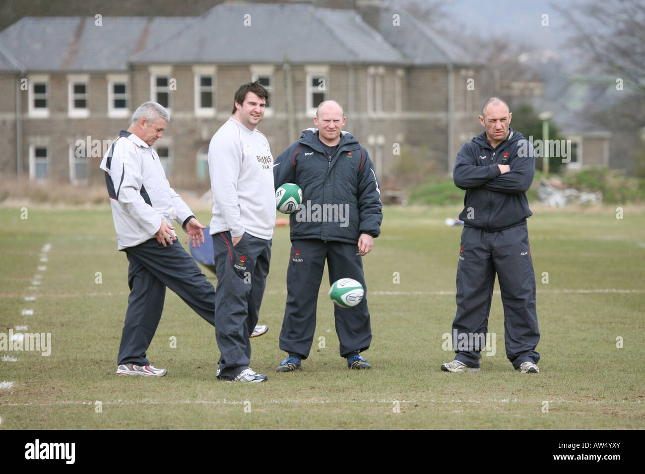 Welsh Rugby Allenamento Hensol Vale of Glamorgan South Wales GB UK 2008 Foto Stock