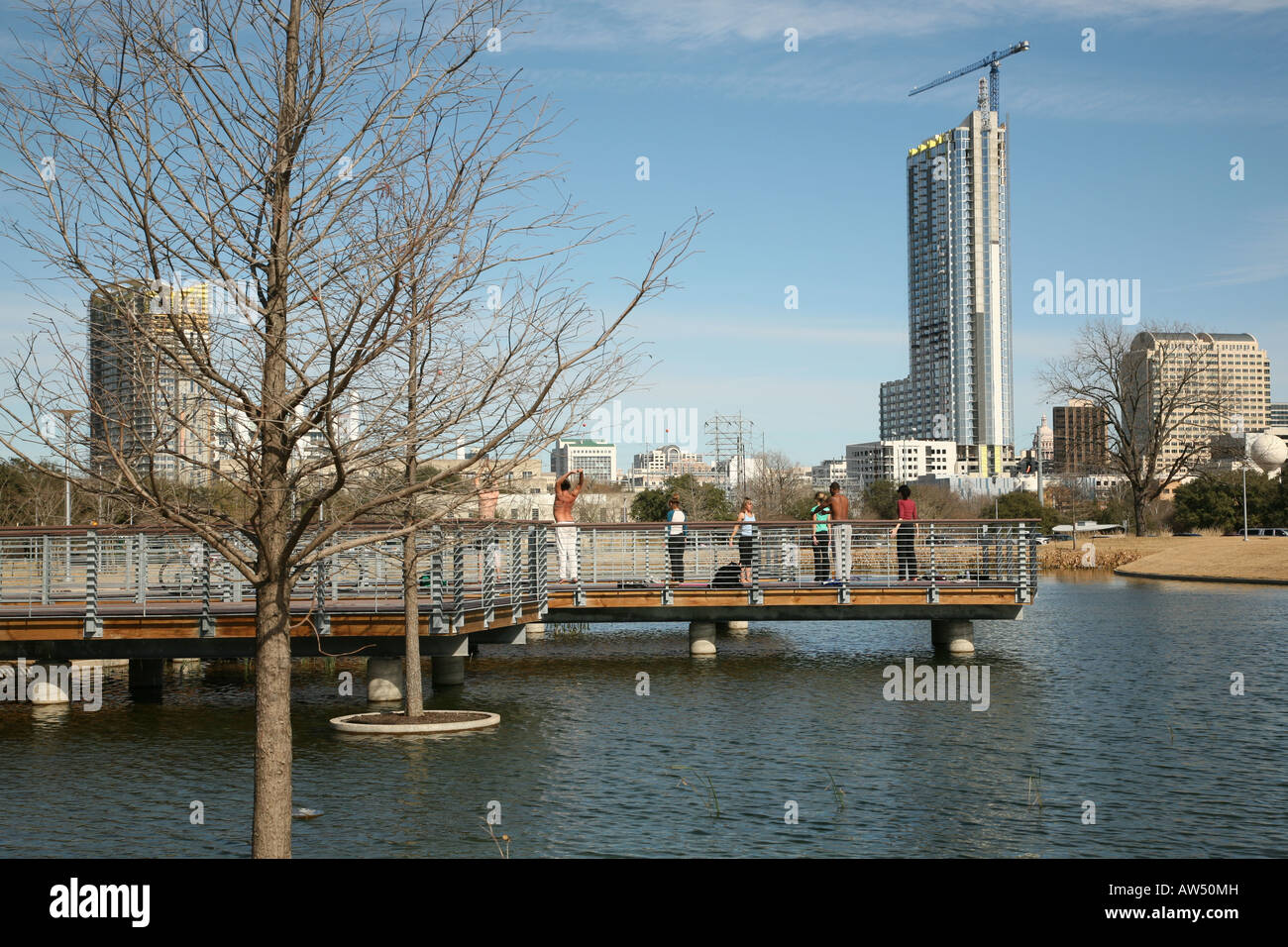 Di Austin in Texas - Town Lake Park Foto Stock