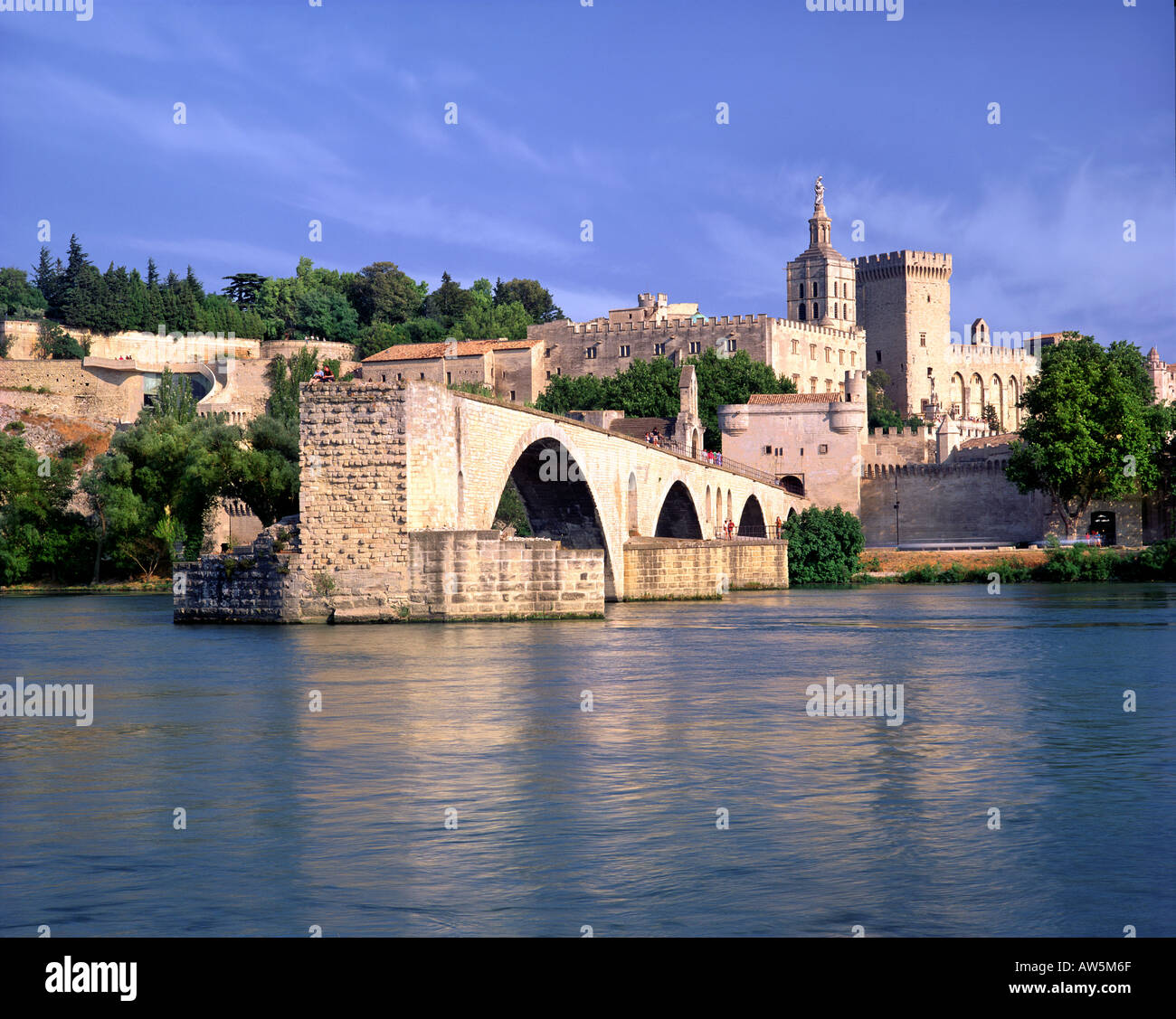 FR - Provence: Pont St Benezet Avignone Foto Stock