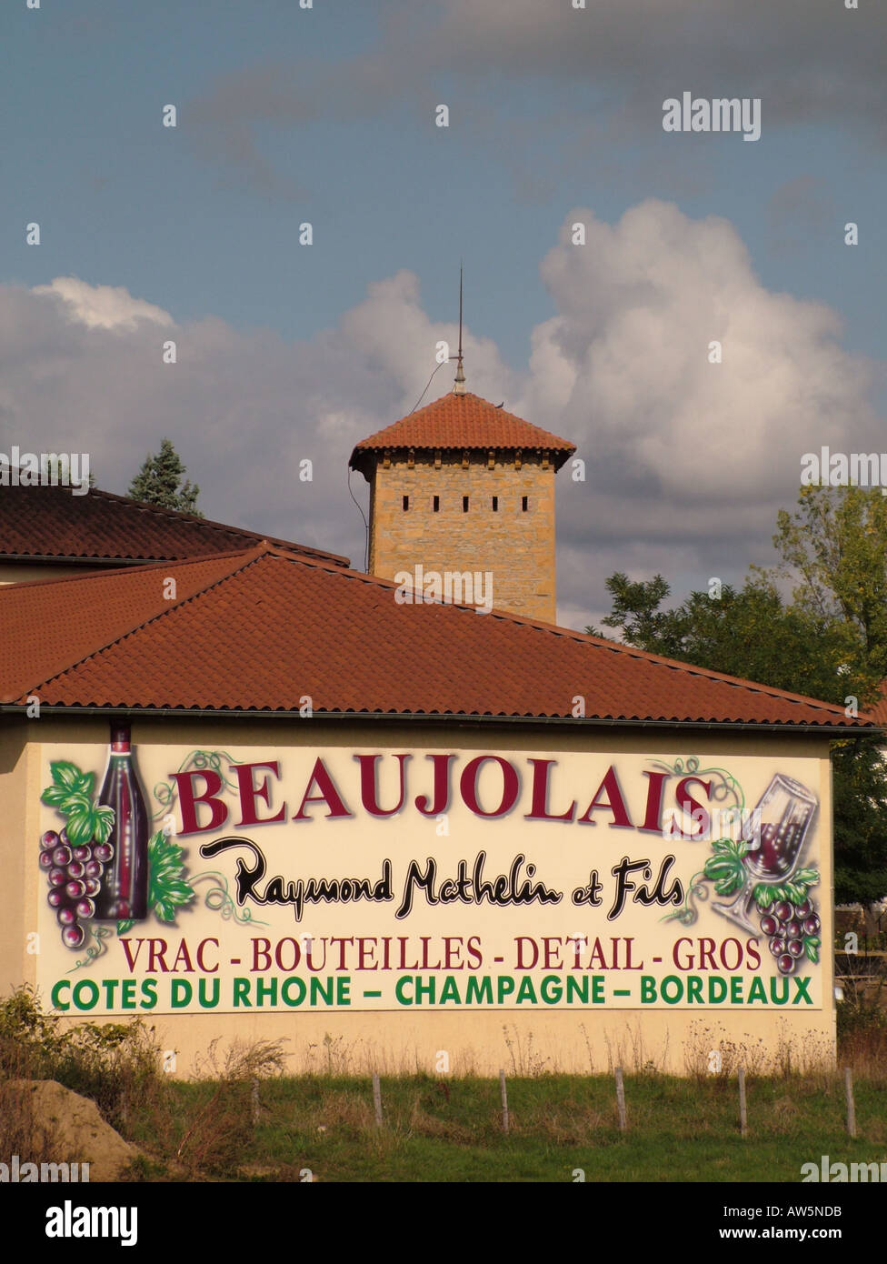 AJD46272, Francia, Chatillon, Rhone-Alpes, Europa Beaujolais Foto Stock