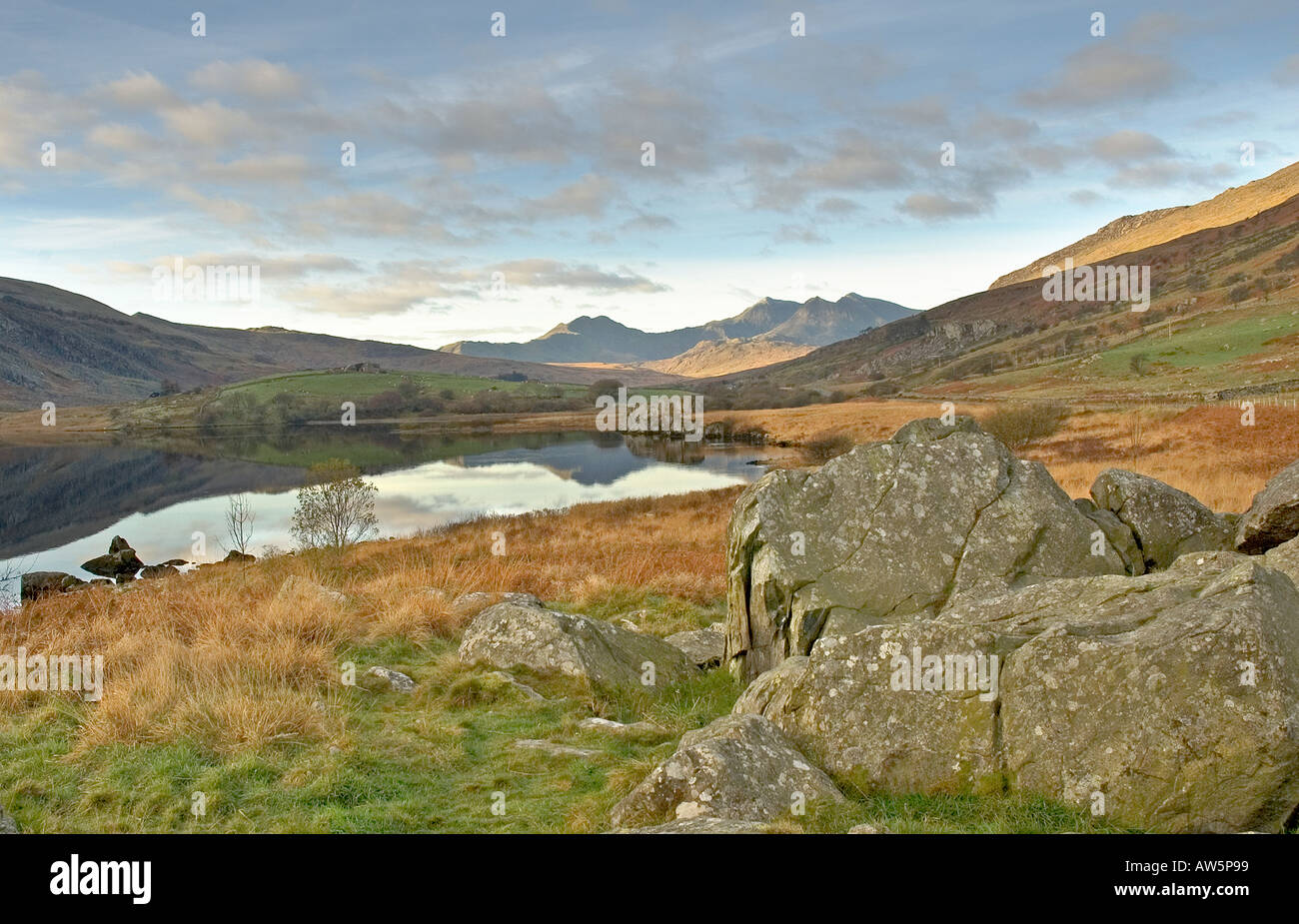 Llyn Mymbyr Foto Stock