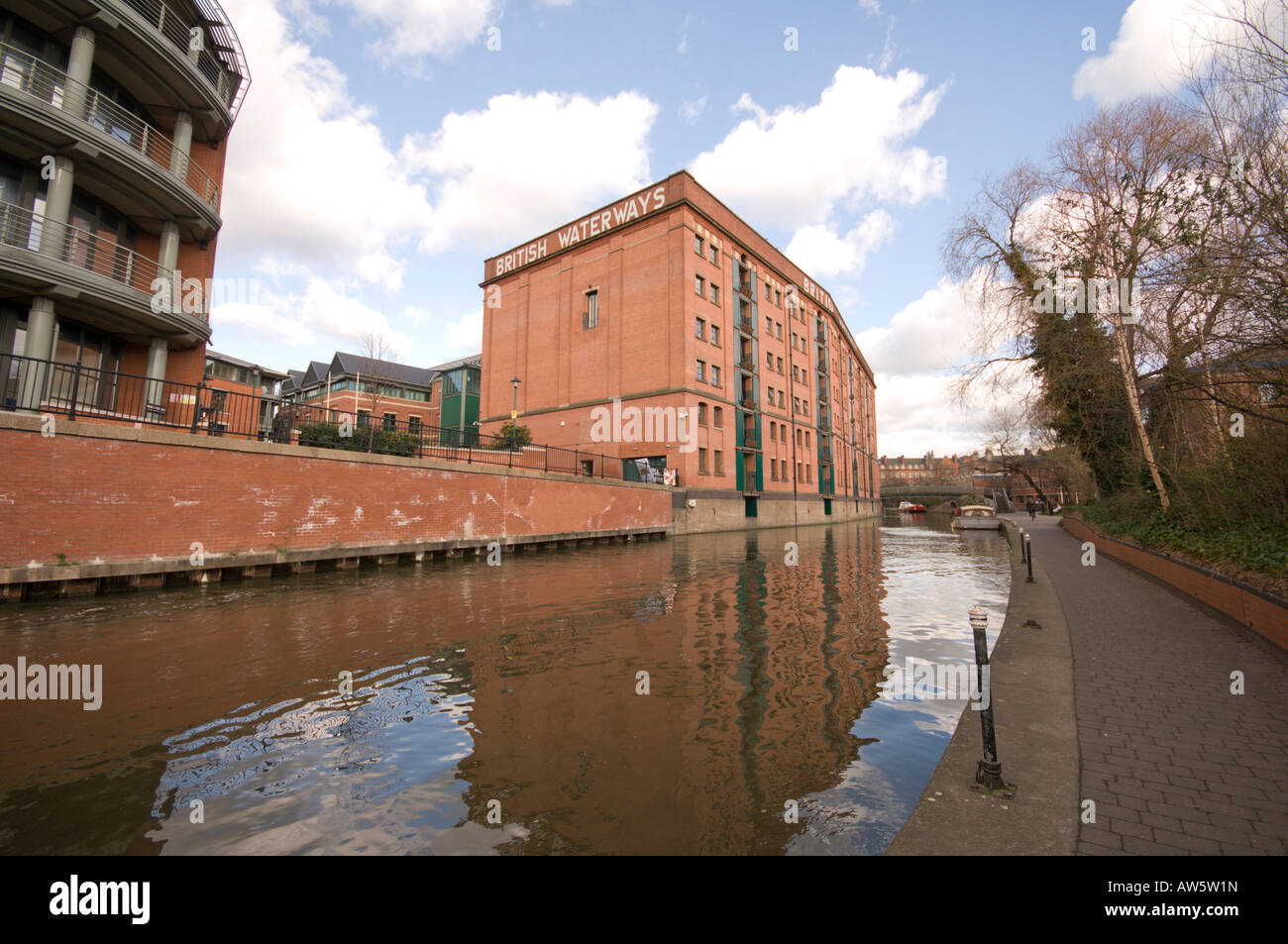 Alzaia da Nottingham canal Foto Stock
