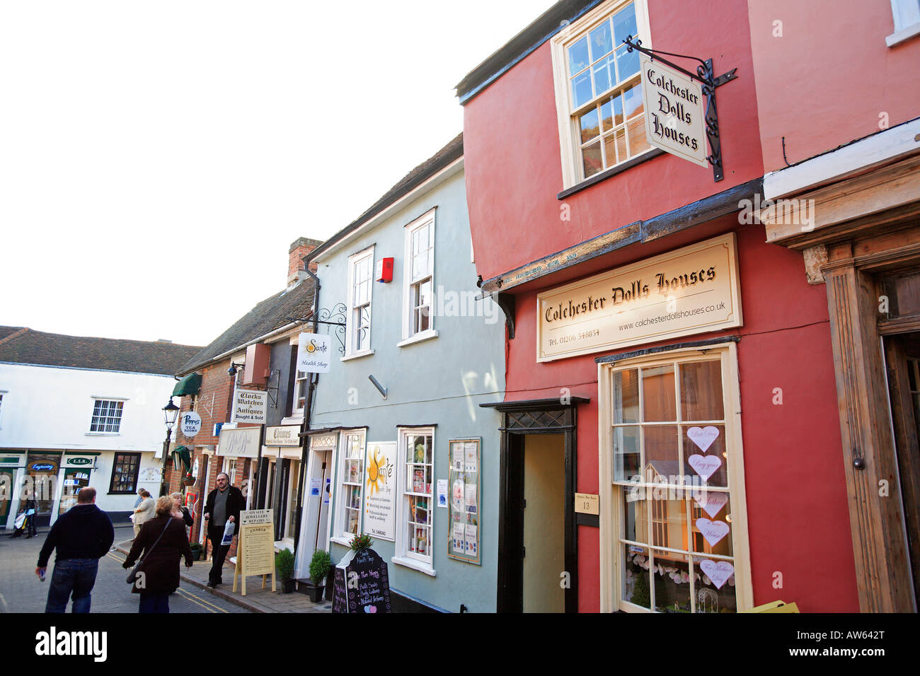 Regno Unito Colchester Essex case delle bambole shop in elde lane Foto Stock