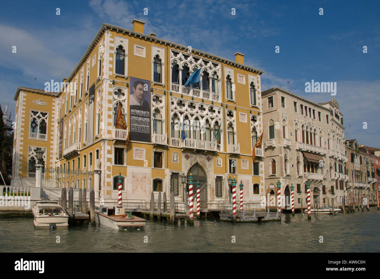 Palazzo Franchetti Canal Grande Venezia Italia Aprile 2007 Foto Stock