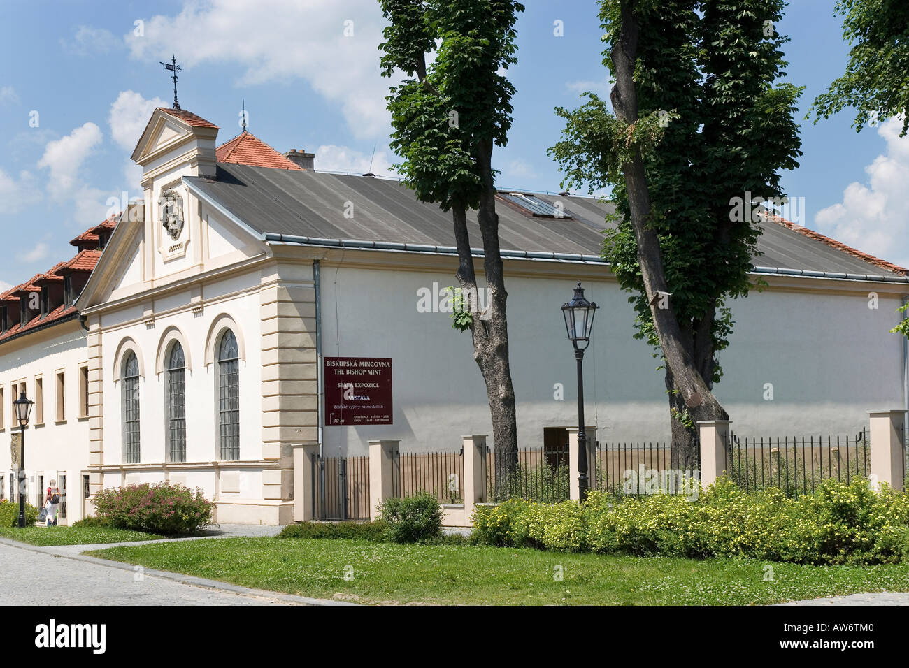Il vescovo Mint seicento Museo di numismatica Kromeriz Repubblica Ceca Foto Stock