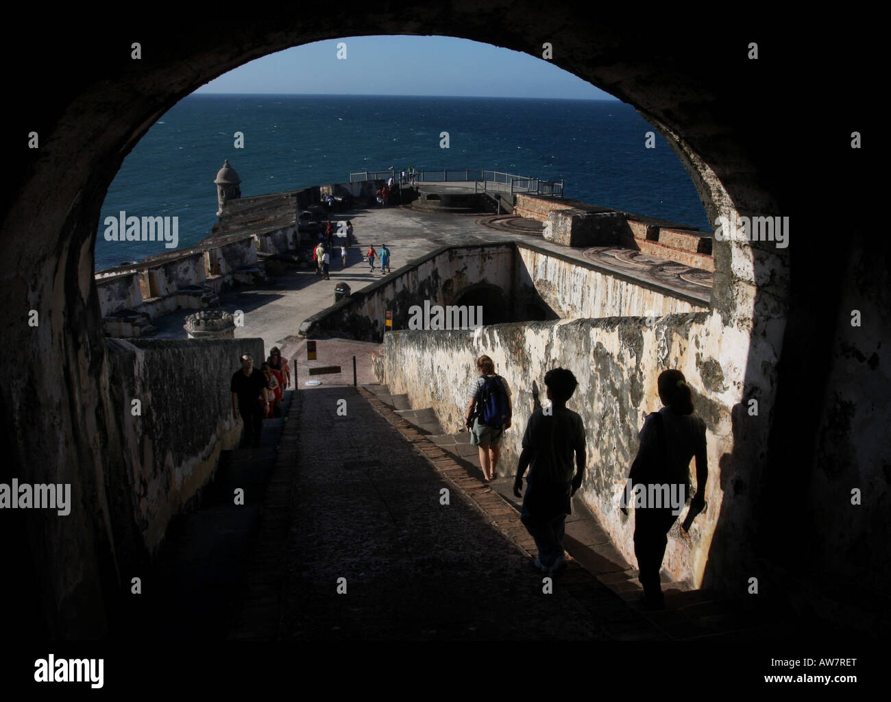 El Morro fort storica puerto rico Foto Stock