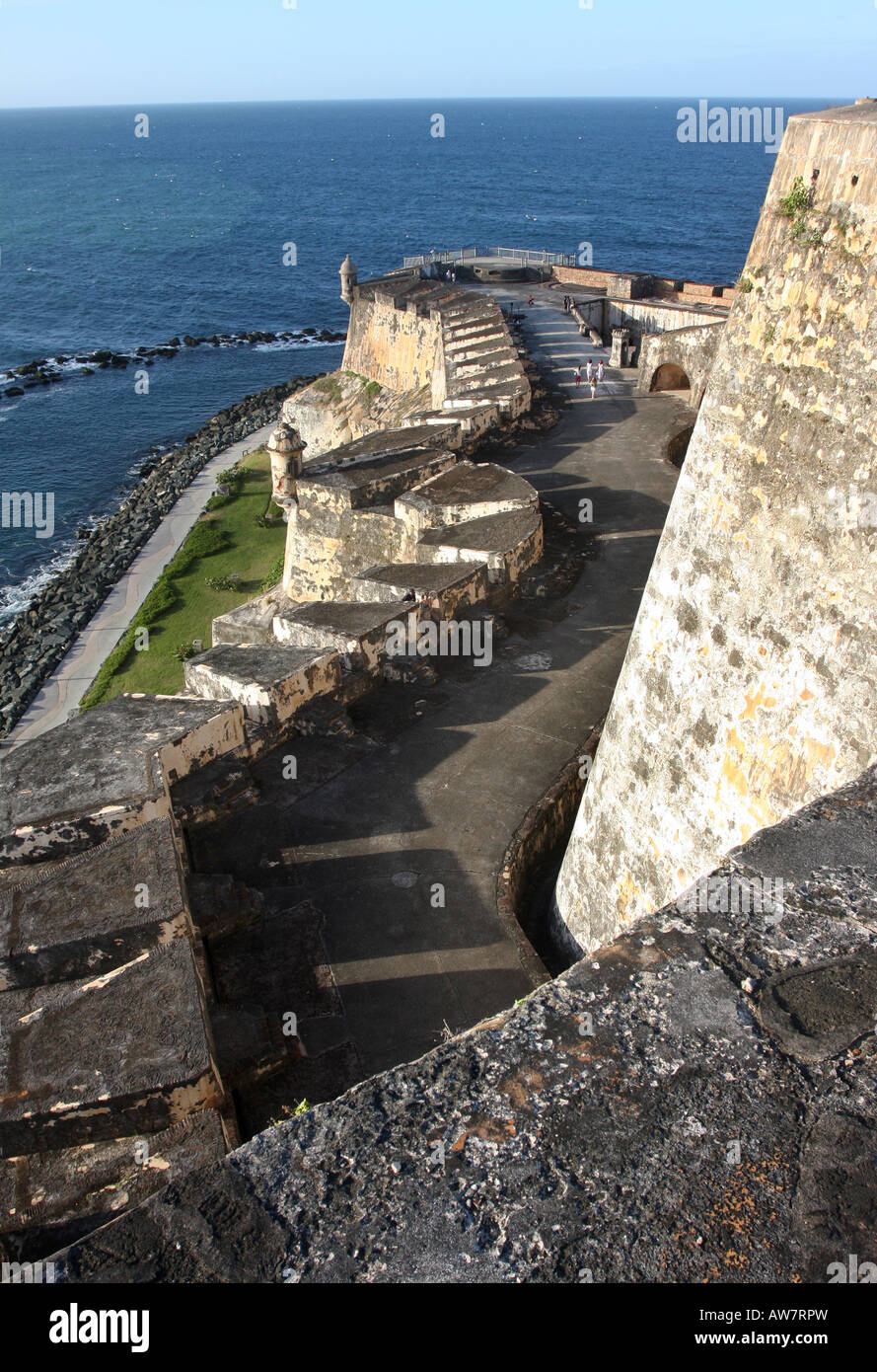 El Morro fort storica puerto rico Foto Stock