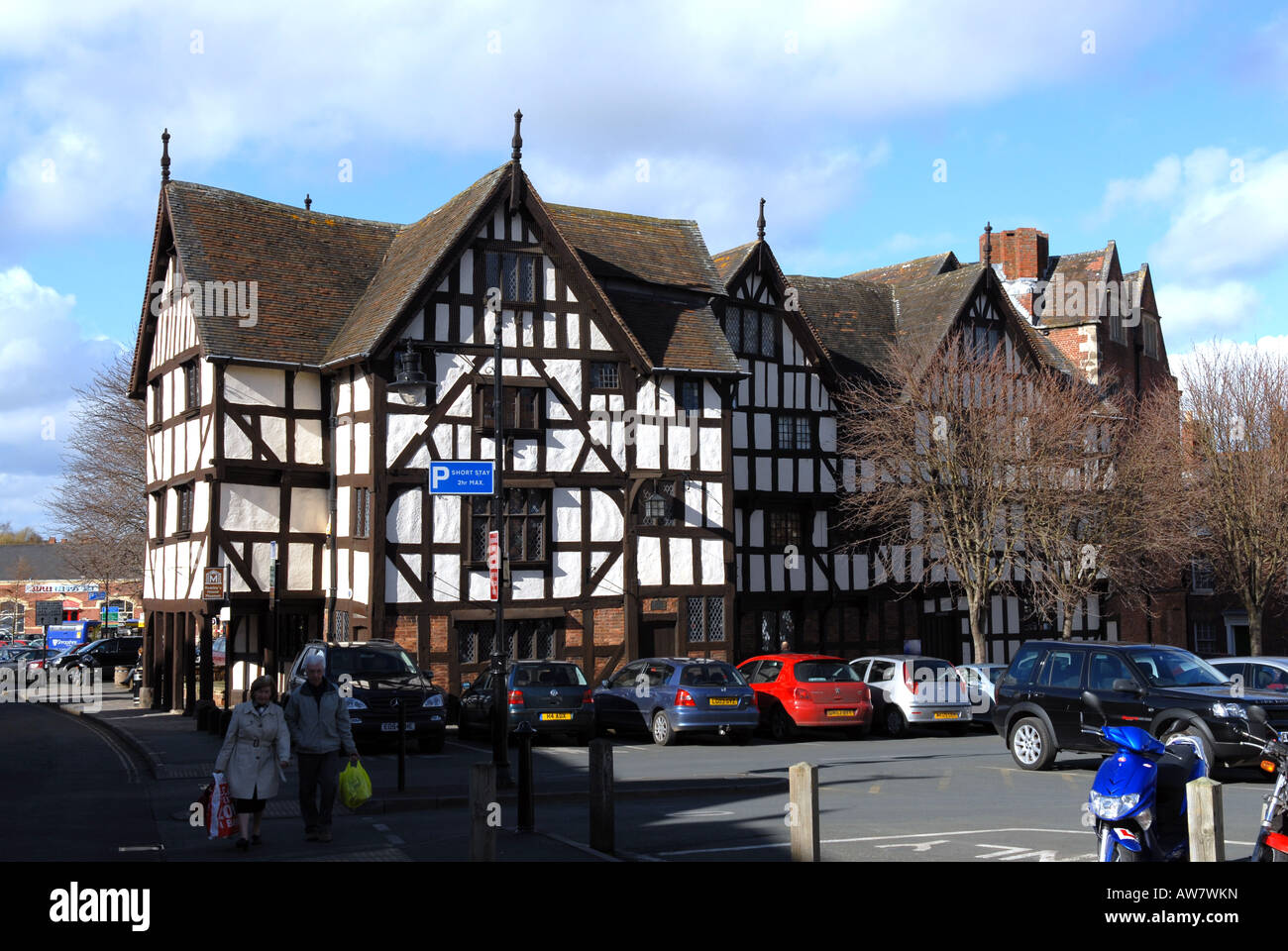 Rowley s House e Mansion a Shrewsbury Shropshire Foto Stock