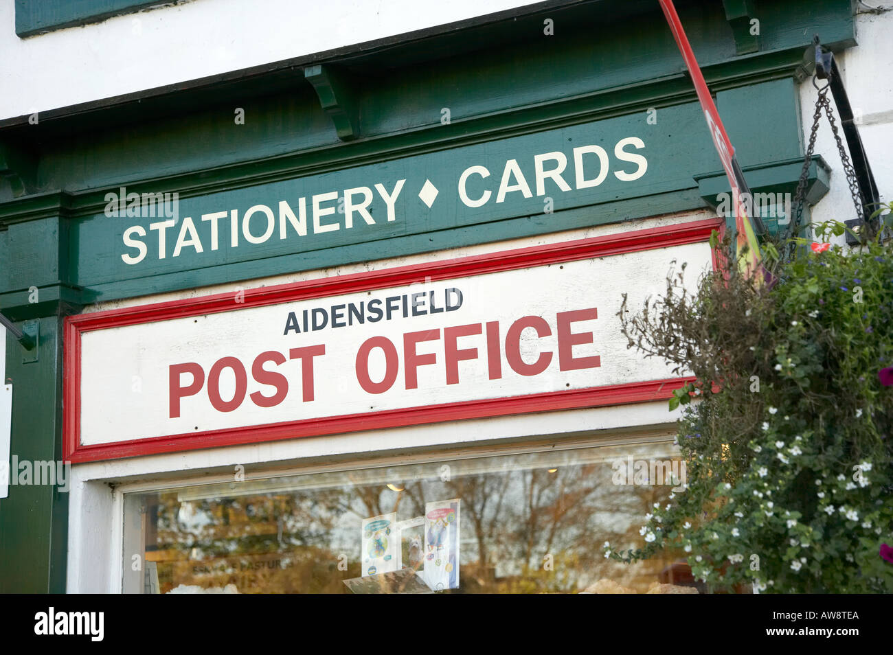 Aidensfield Post Office come presentato nell'Heartbeat serie TV Goathland North Yorkshire Moors Foto Stock
