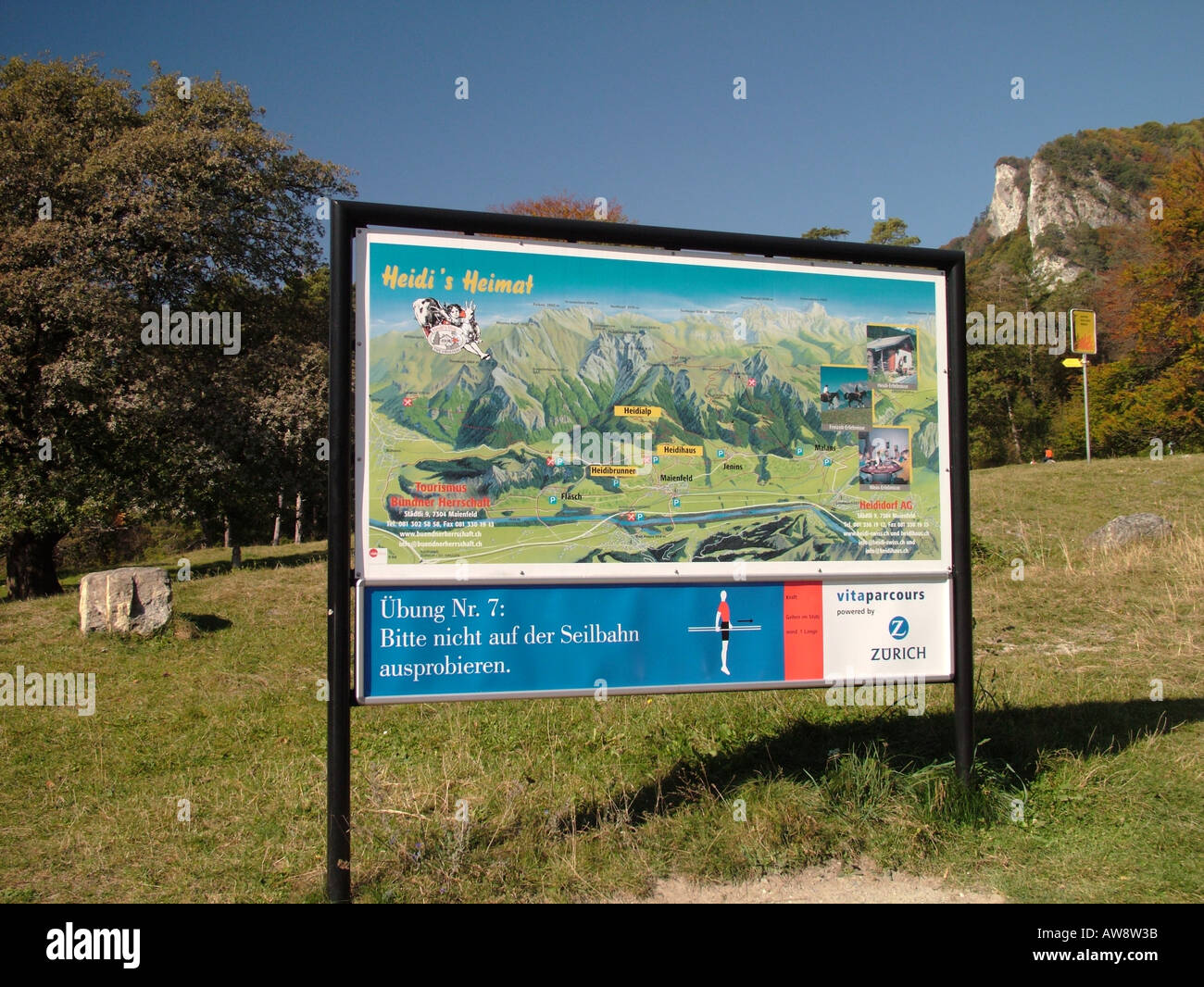 AJD47525, Svizzera, Europa, Maienfeld Foto Stock