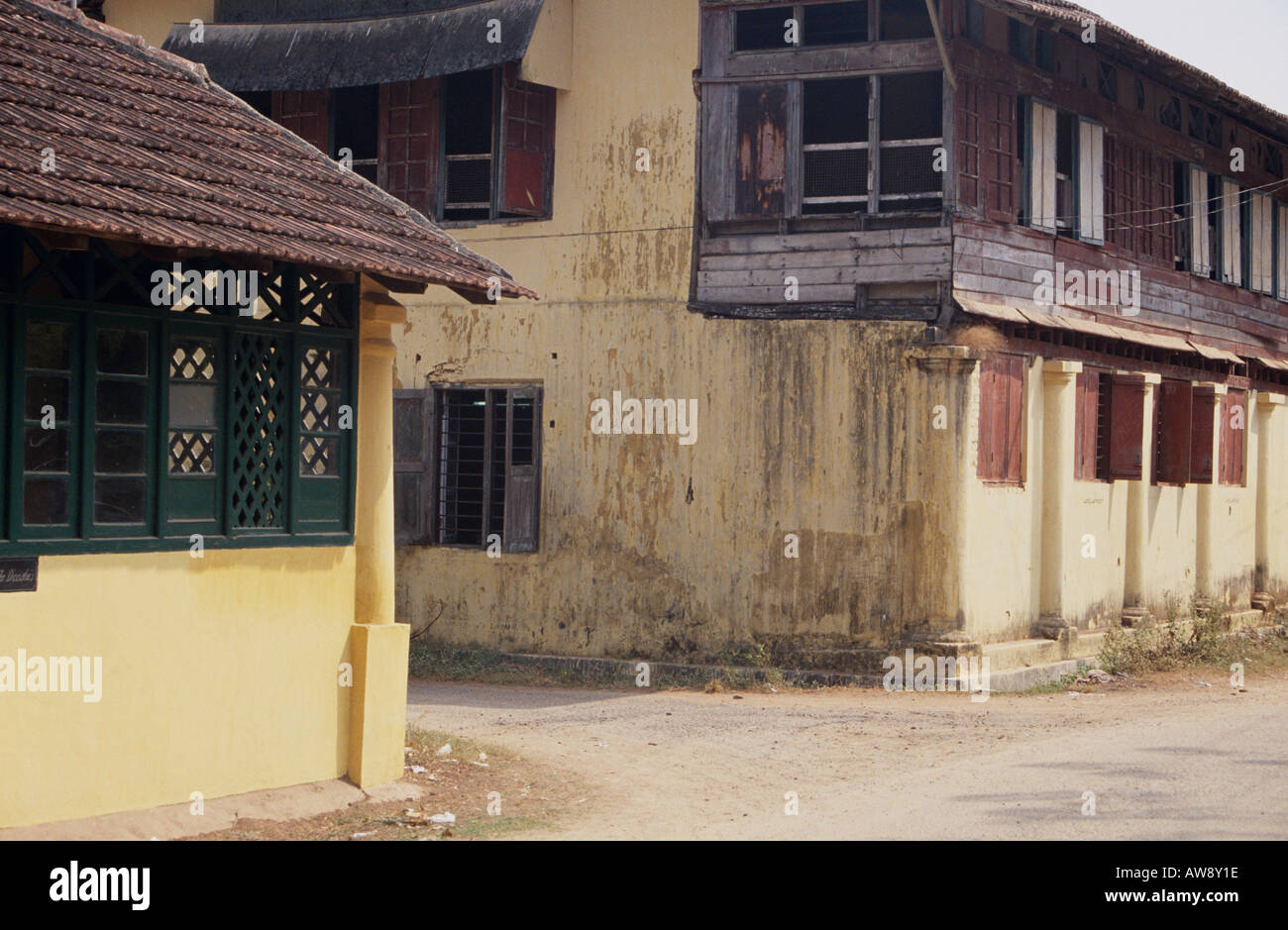 Edifici storici di Fort Cochin, Kerala, nell India meridionale Foto Stock