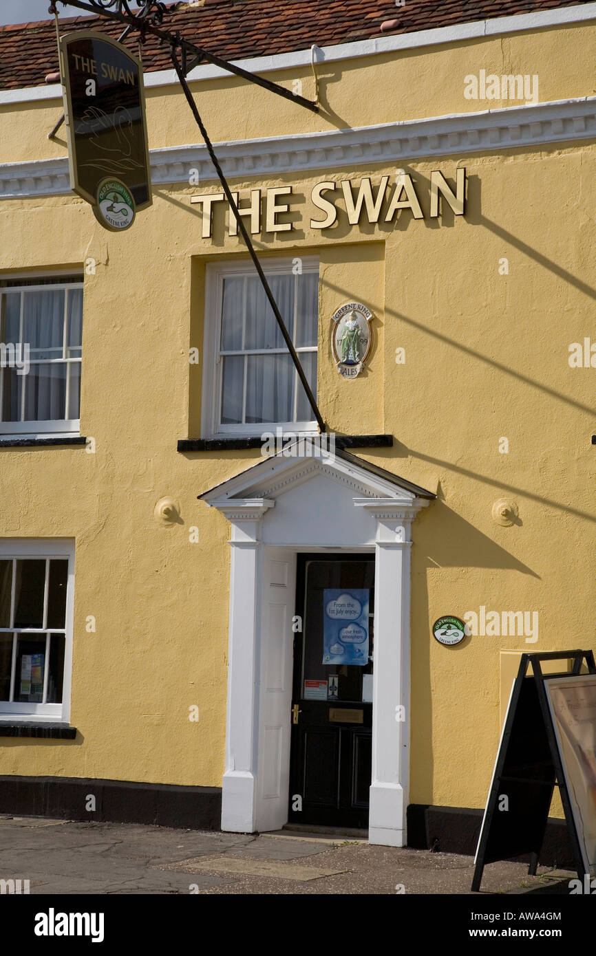 Villaggio di Thaxted in Essex, Inghilterra meridionale, Luglio 2007 Foto Stock