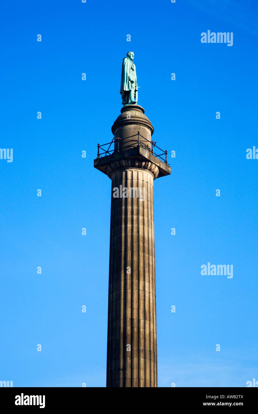 Colonna di Wellington in William Brown Street Liverpool Merseyside England Foto Stock