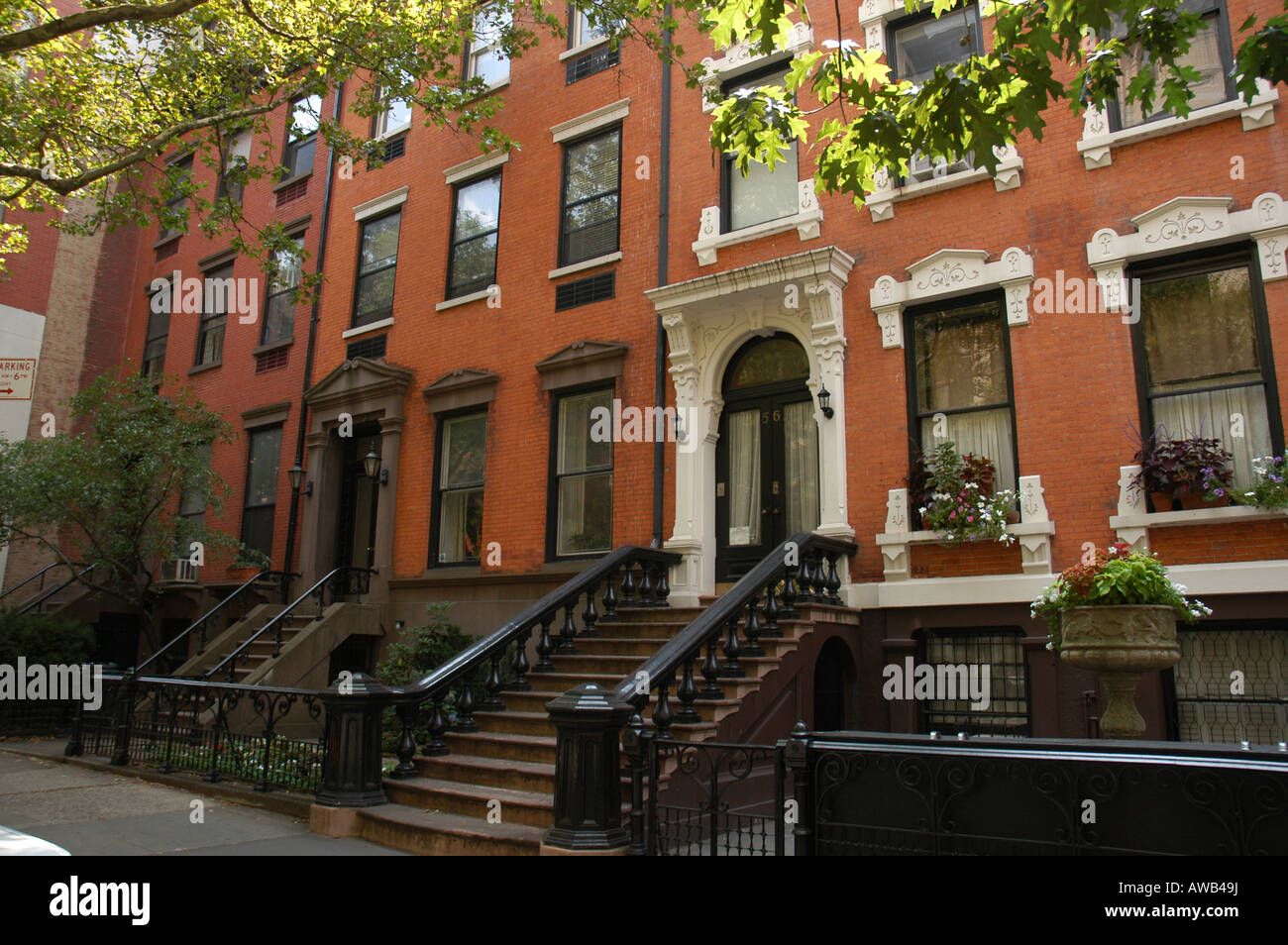 Case in Brooklyn Heights New York STATI UNITI D'AMERICA Foto & Immagine