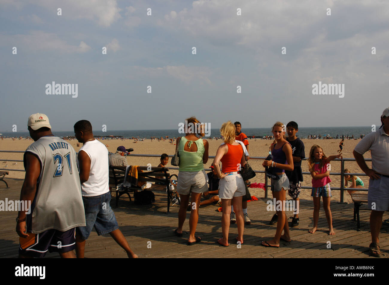 Coney Island Brooklyn New York STATI UNITI D'AMERICA Foto Stock