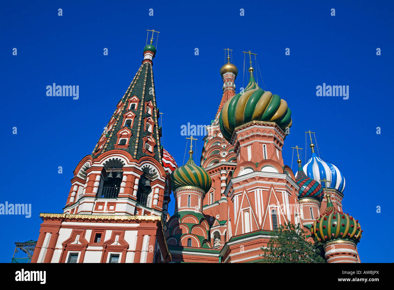 La Russia, Mosca, Piazza Rossa, St basilici cattedrale Foto Stock