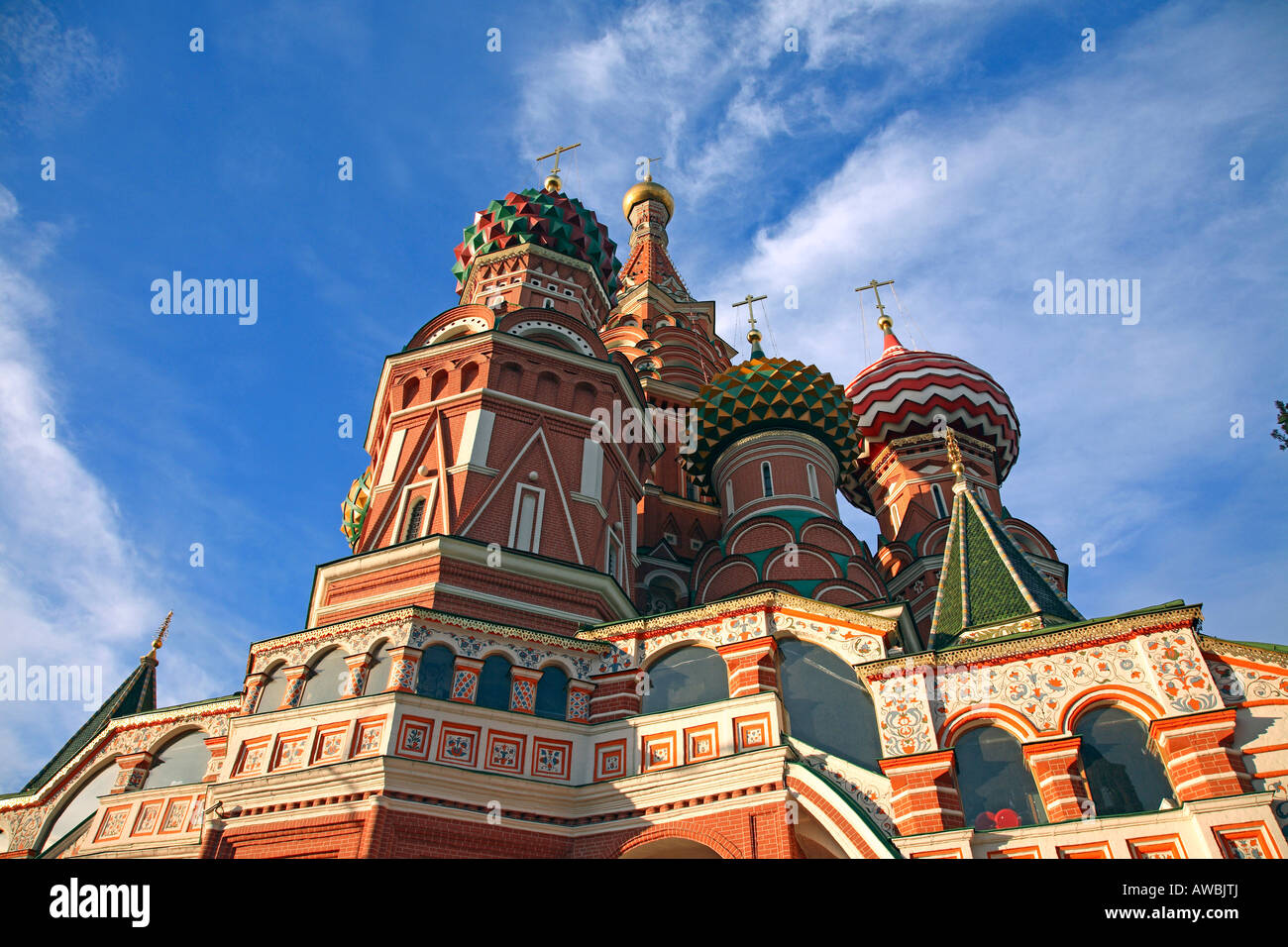 La Russia, Mosca, Piazza Rossa, St basilici cattedrale Foto Stock