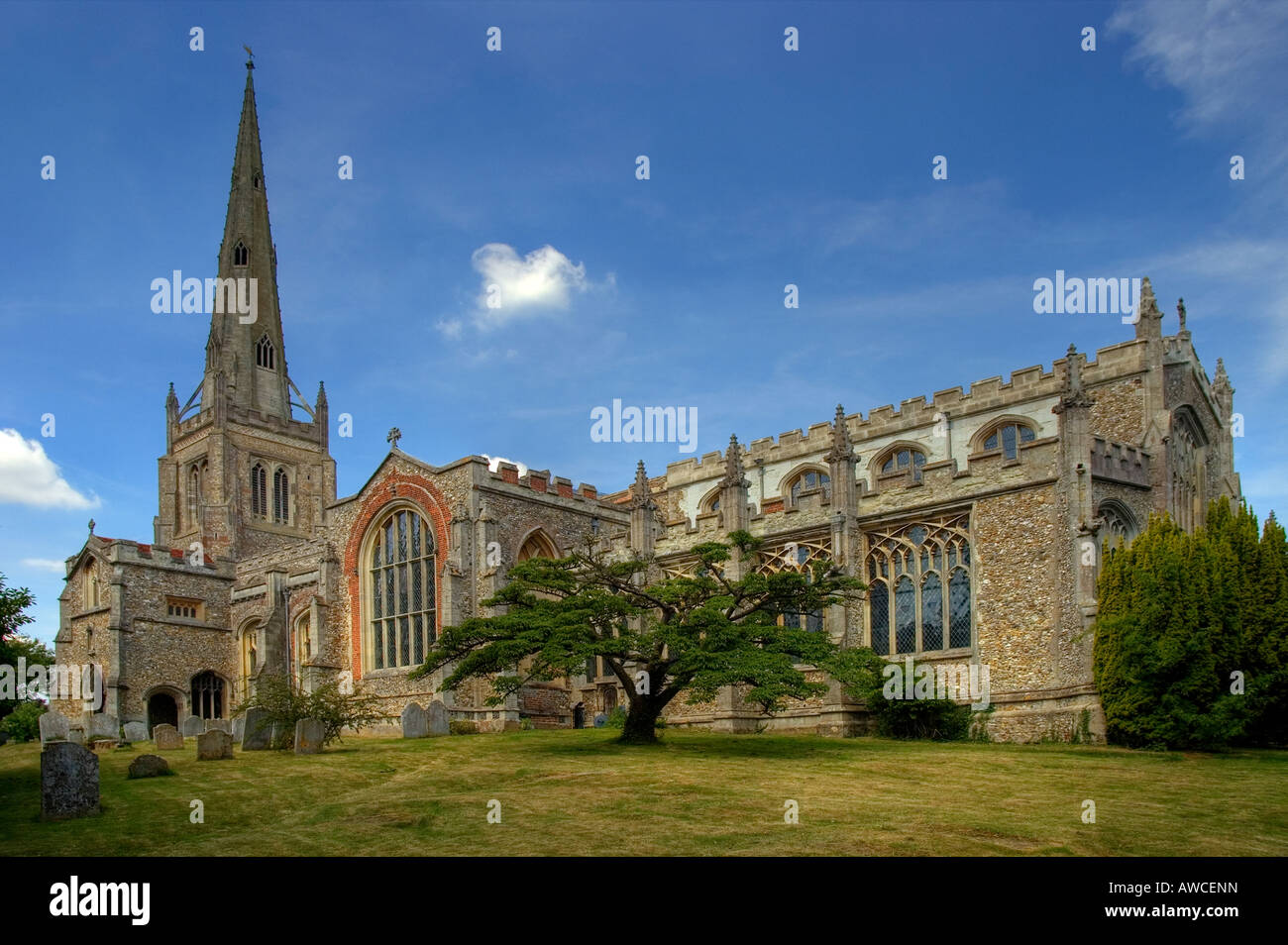 Thaxted Chiesa Parrocchiale Thaxted Essex Inghilterra Foto Stock