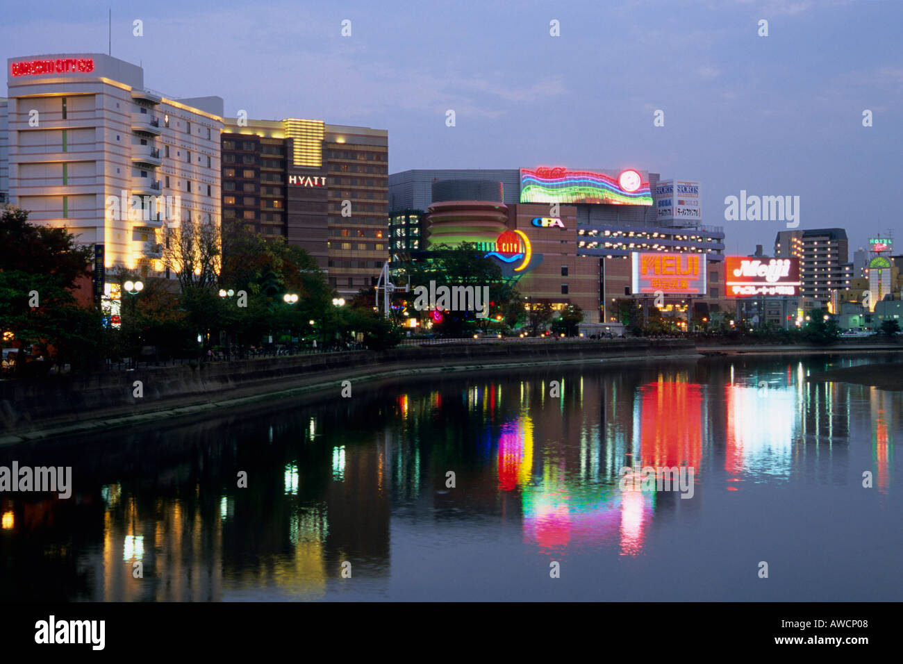 Giappone Fukuoka Canal City Foto Stock