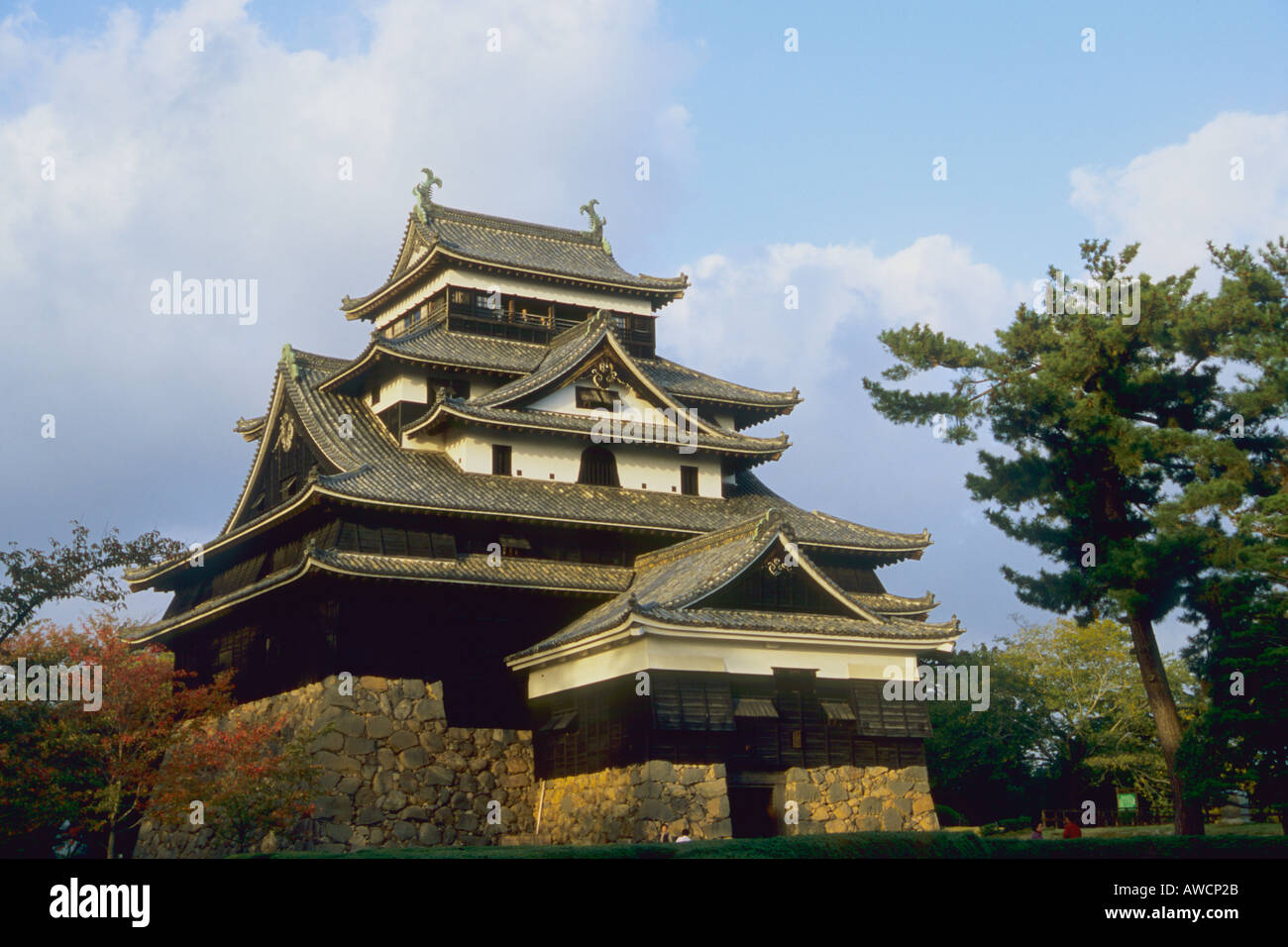 Giappone Matsue Matsue-jo il Castello Foto Stock