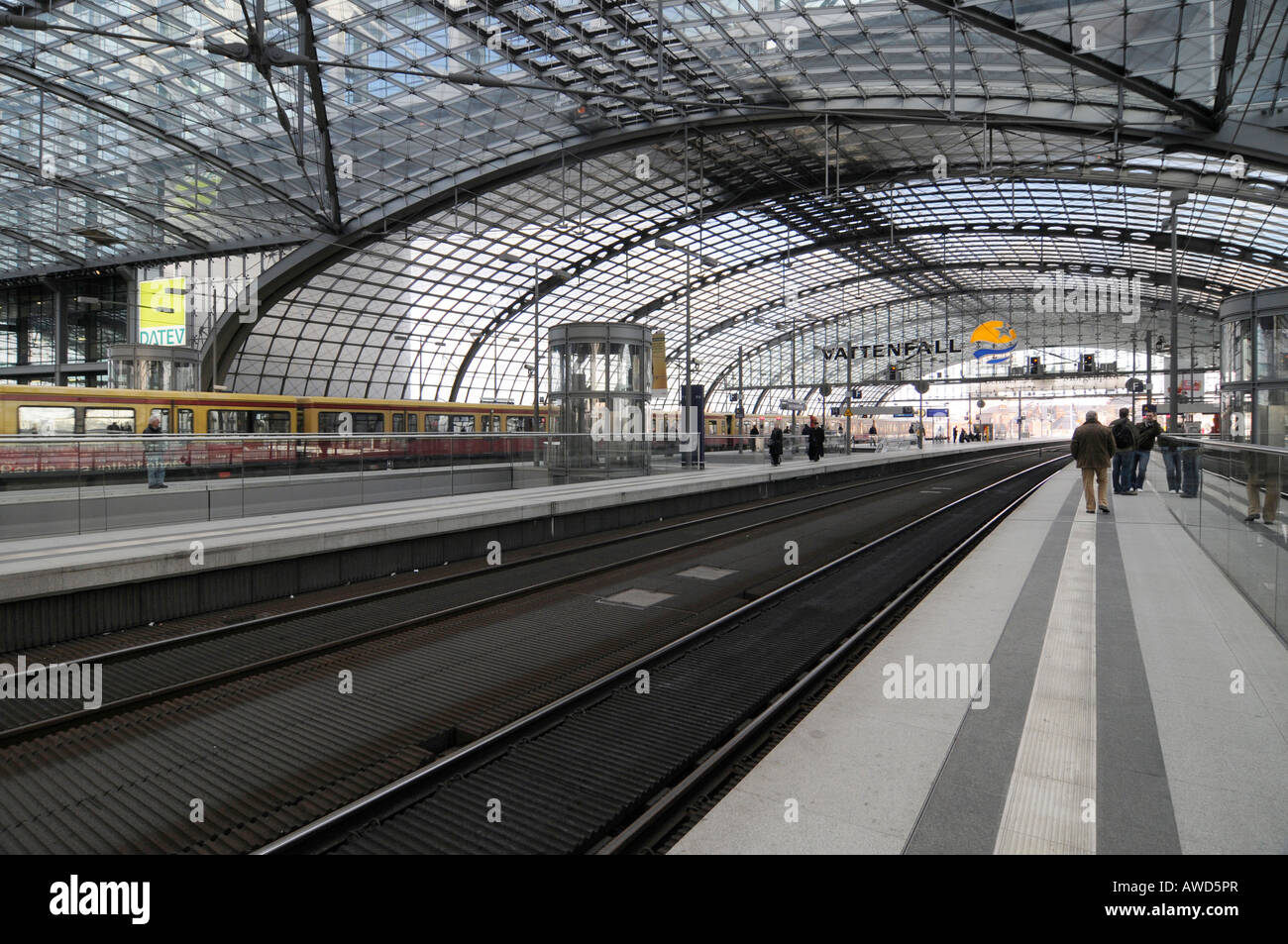 La stazione centrale di Berlino, Germania, Europa Foto Stock