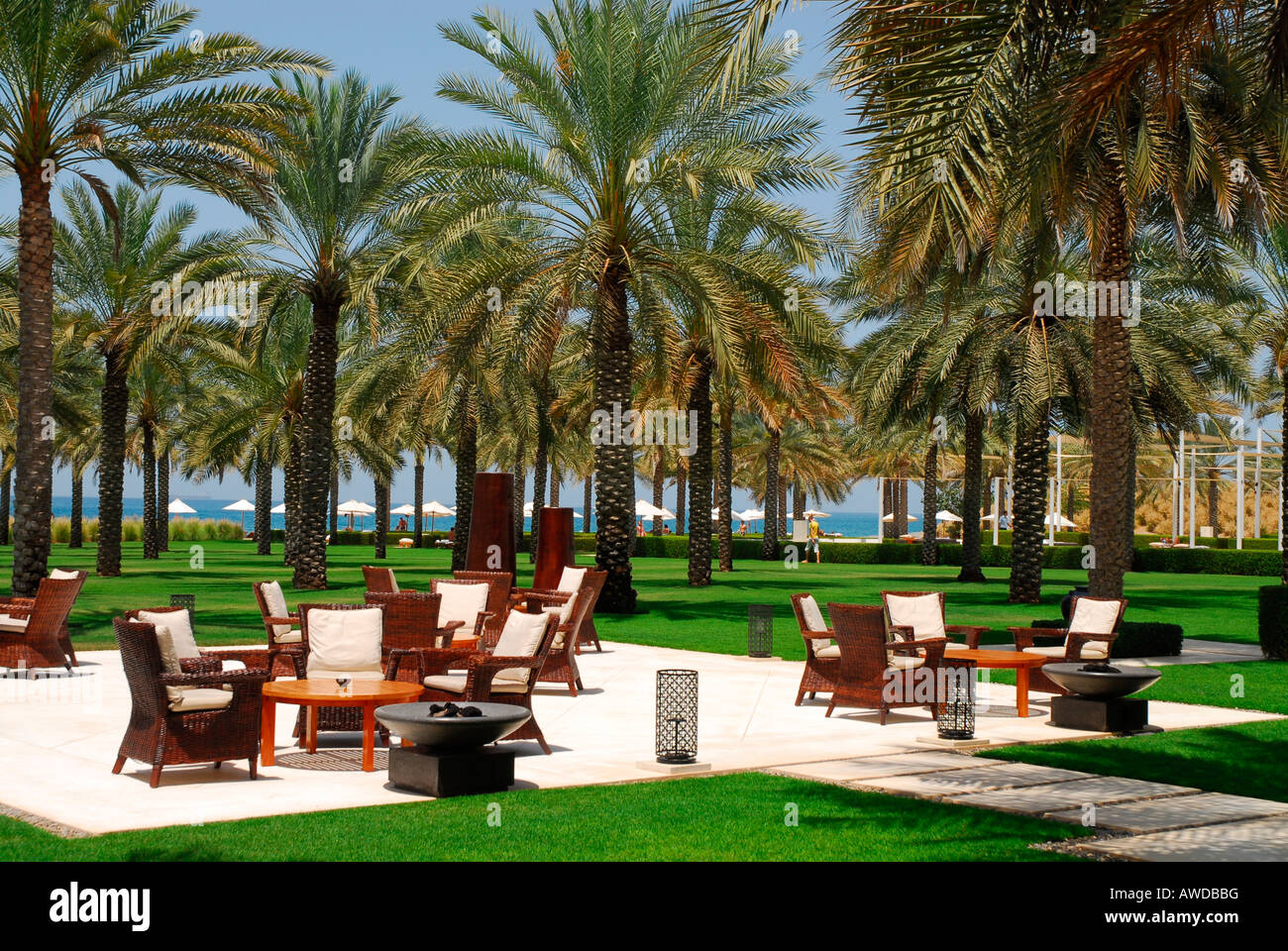 Il Chedi Hotel, Muscat Oman Foto Stock