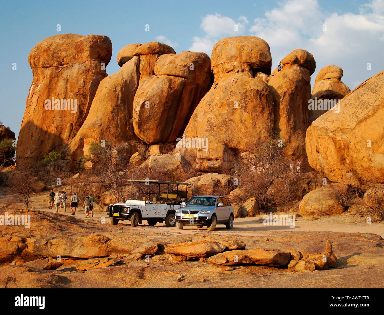 Tipiche formazioni rocciose, montagne Erongo, Namibia, Africa Foto Stock