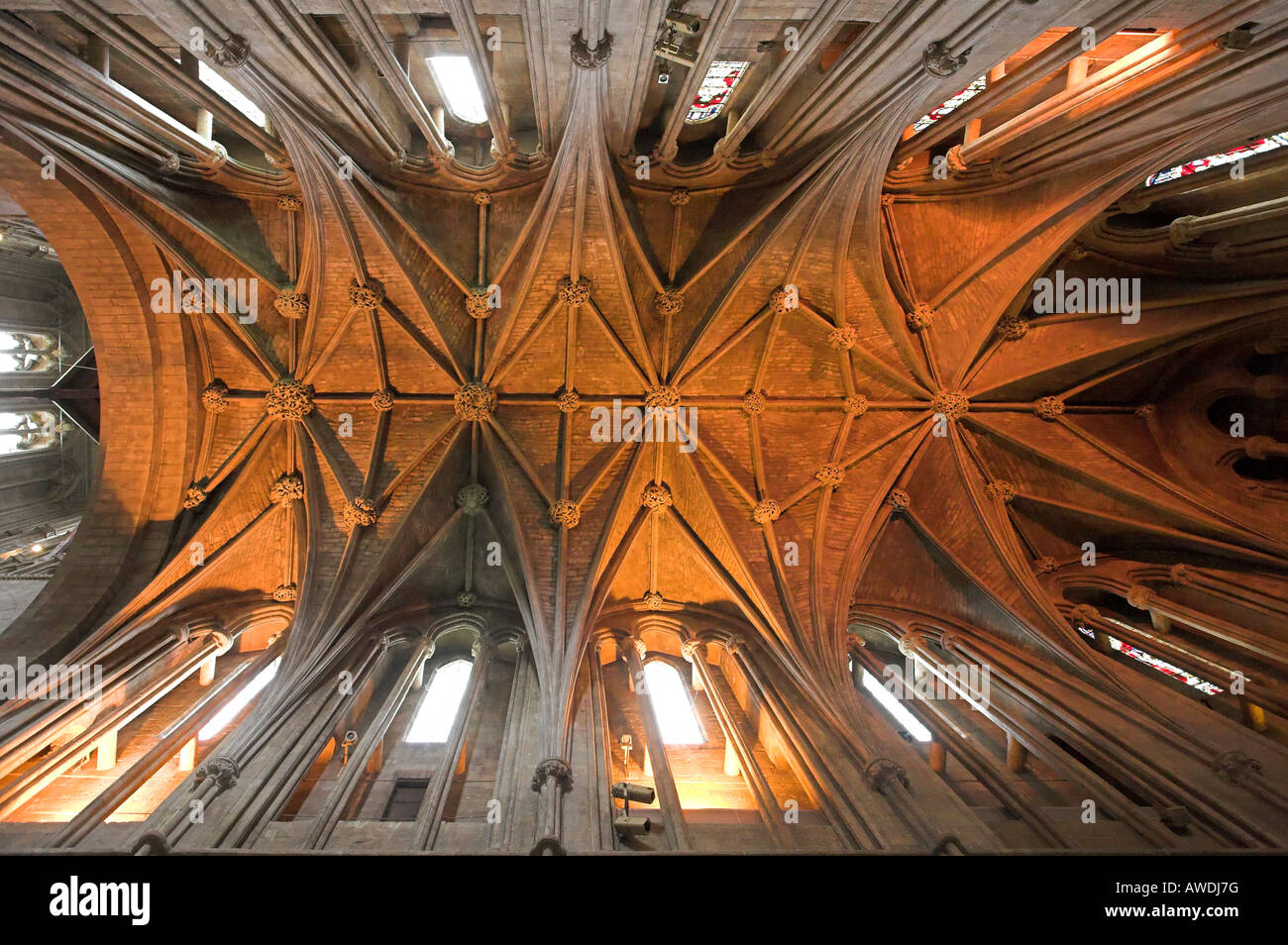 Pershore Abbey, Worcestershire Foto Stock