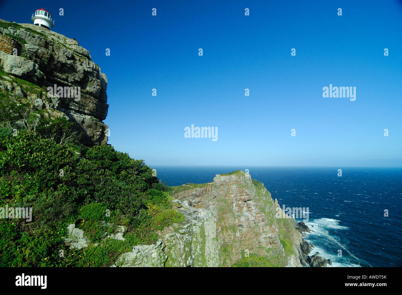 Sud Africa Cape Peninsula Cape buon punto vicino al famoso Capo di Buona Speranza al sud di Città del Capo Foto Stock