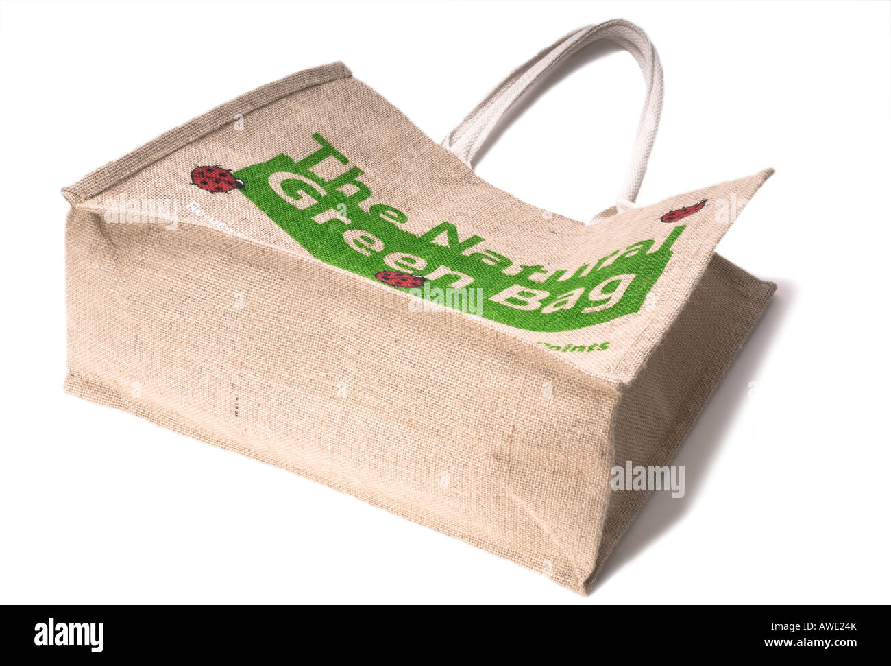 Verde Naturale shopping bag Foto Stock
