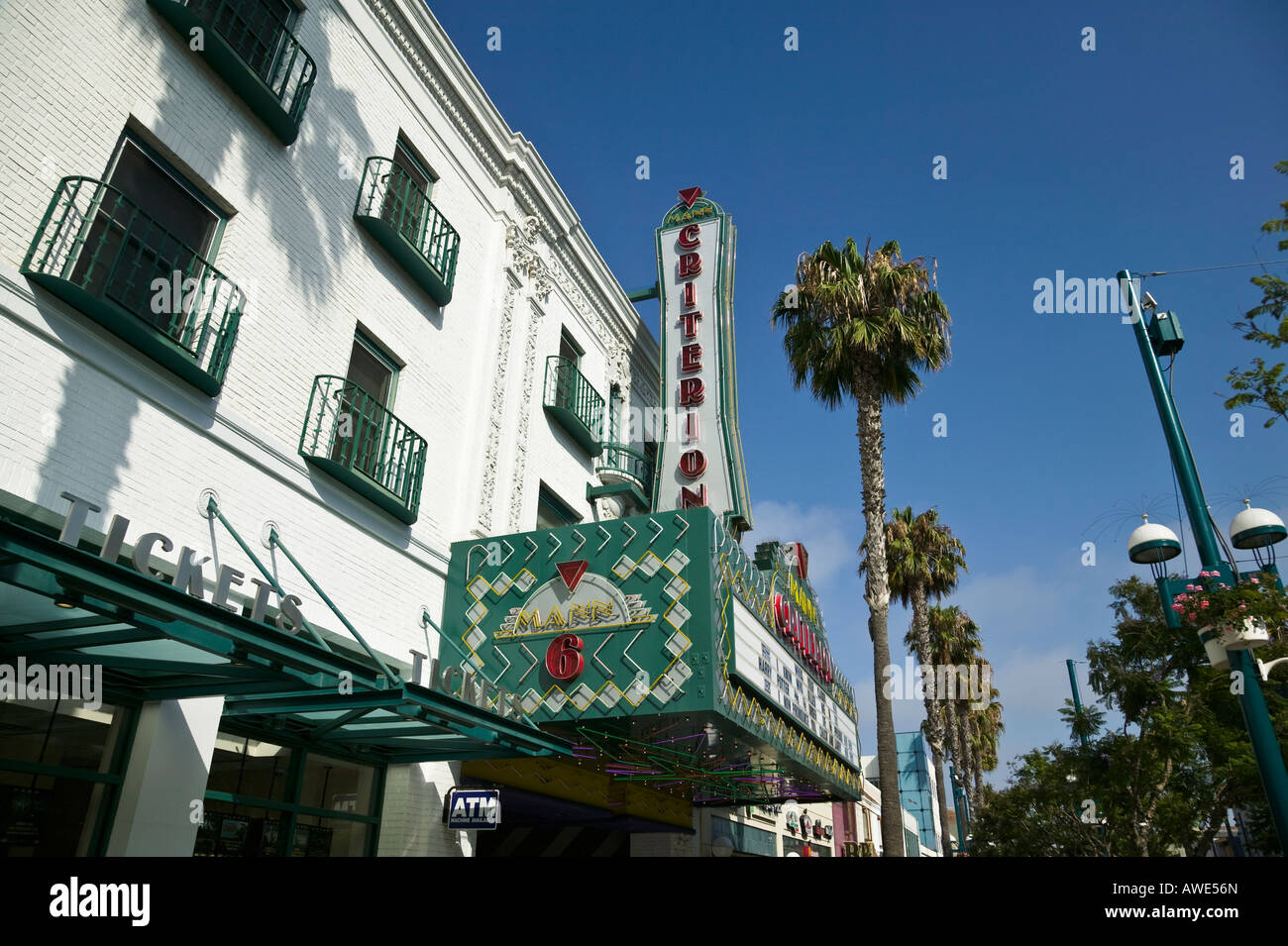 Criterion Theatre di Santa Monica, California, Stati Uniti d'America Foto Stock