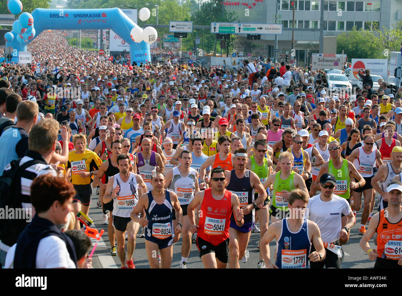 Maratona, Vienna, Austria, Europa Foto Stock