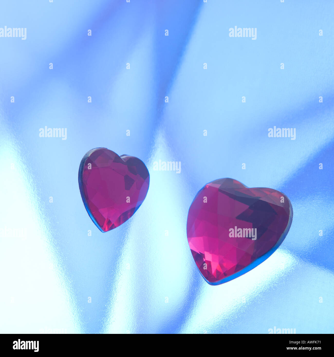 Ascoltare i cristalli di forma Foto Stock