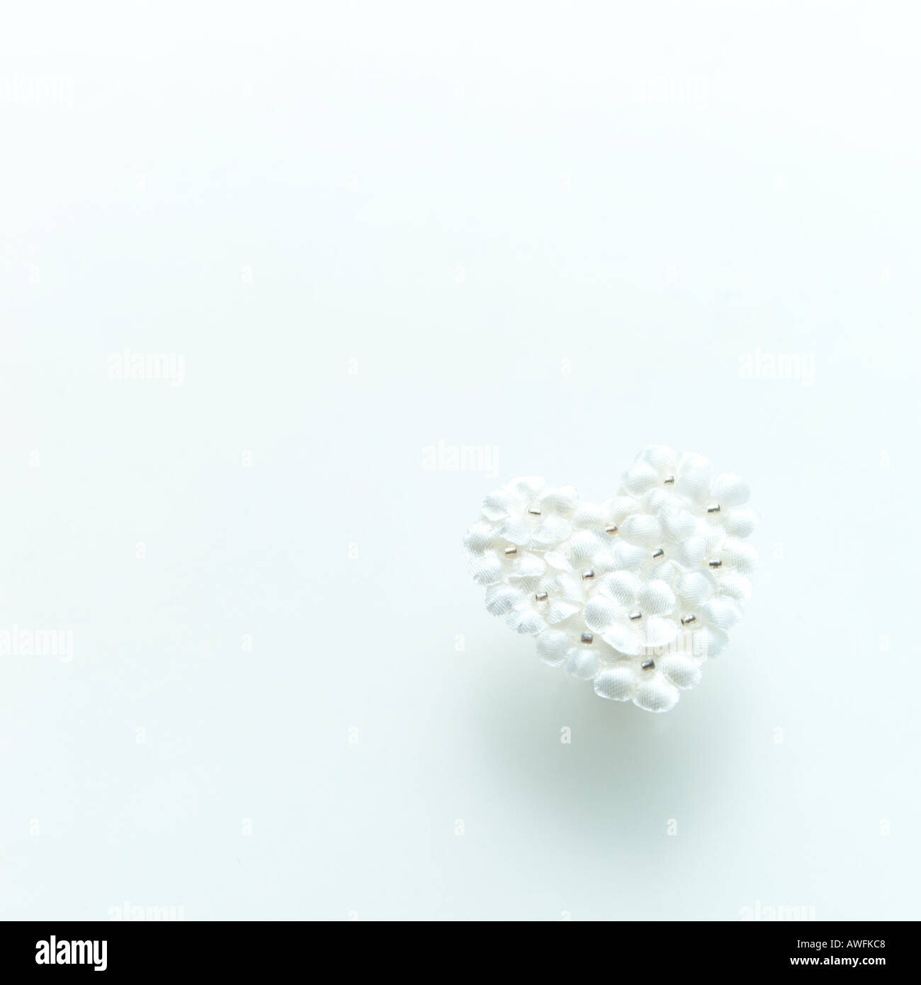 A forma di cuore ad oggetto Foto Stock