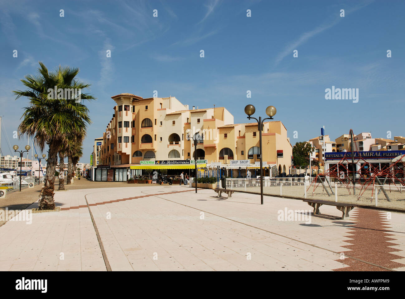 Port-Leucate Foto Stock