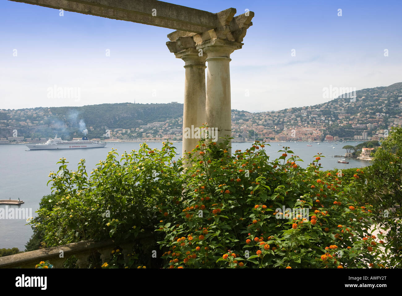 Villa Ephrussi de Rothschild, Cap Ferrat, Francia. Foto Stock