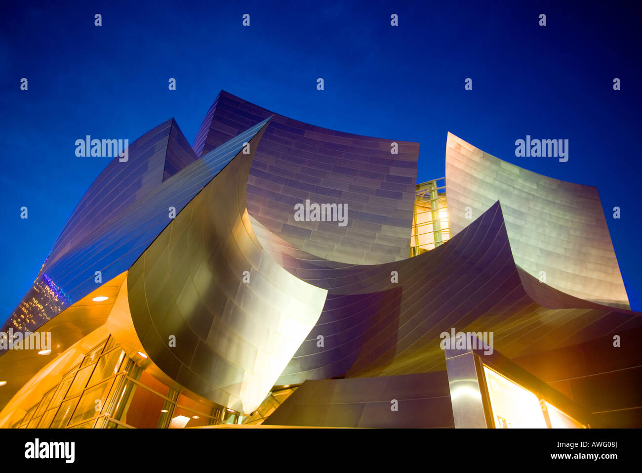 Walt Disney Concert Hall di Los Angeles, California Foto Stock